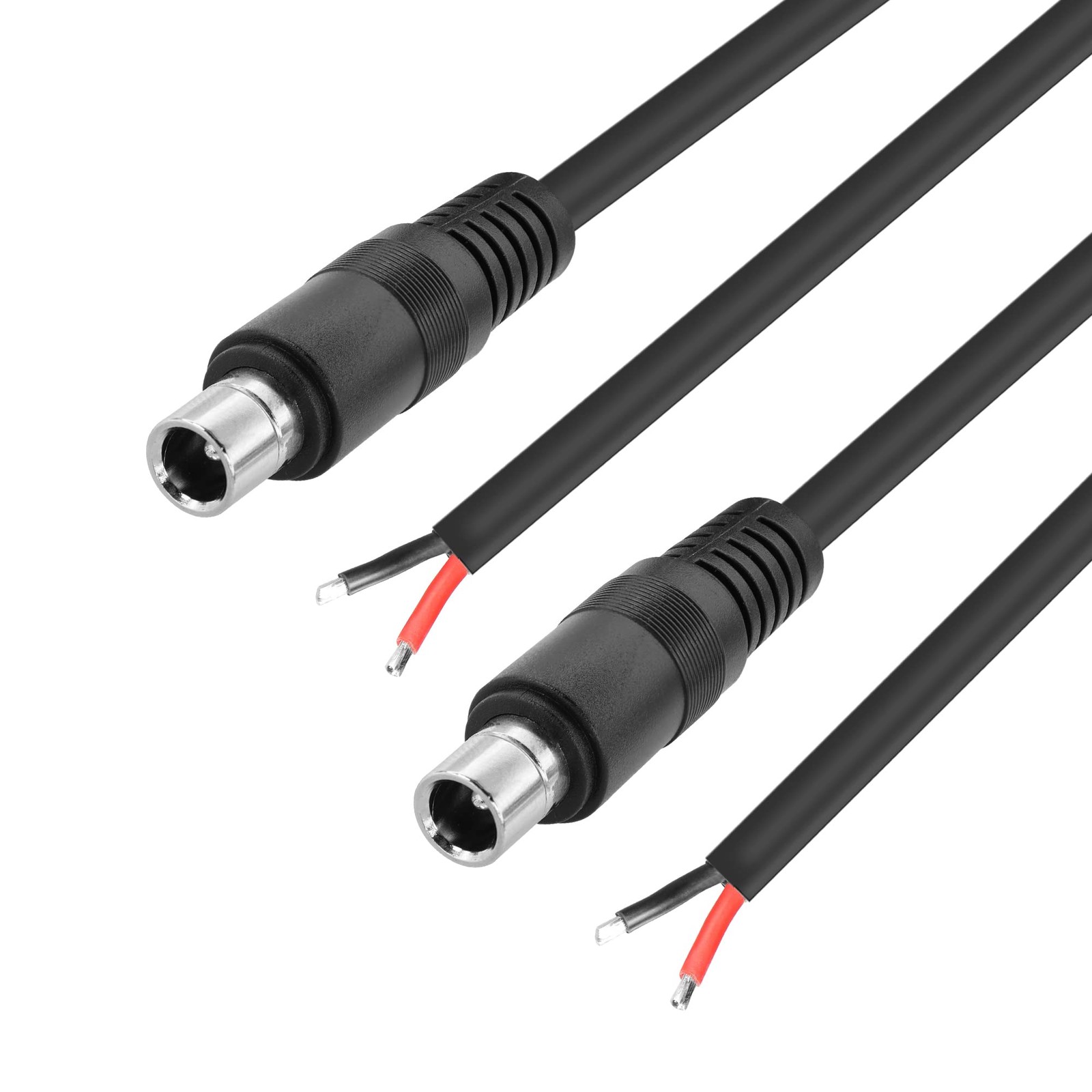 2 PCS DC8020 8.0x2.0mm Male Plug To Bare Wire Pigtail Power Station Cable