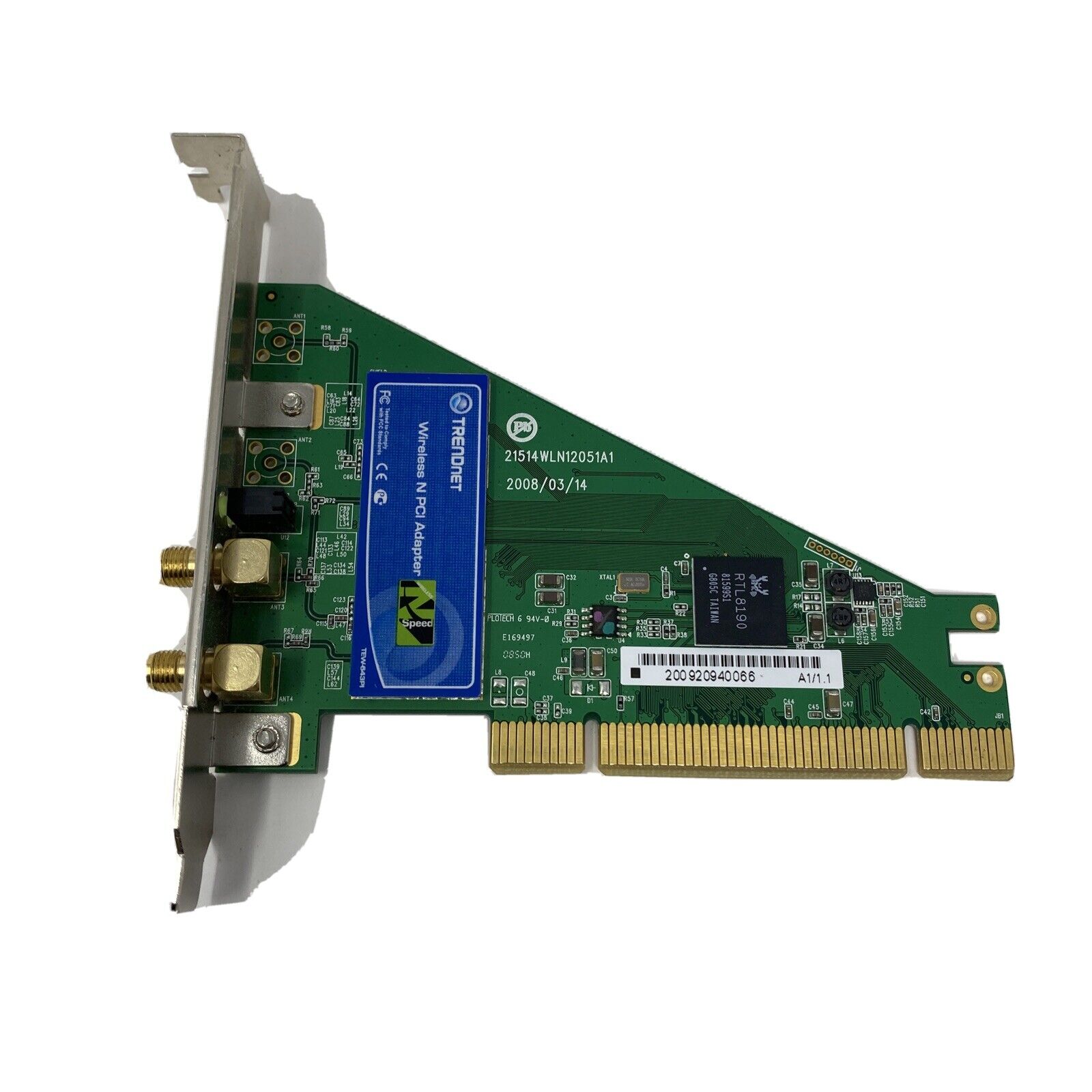 TRENDnet Wireless N PCI Adapter Card- TEW-643PI/A