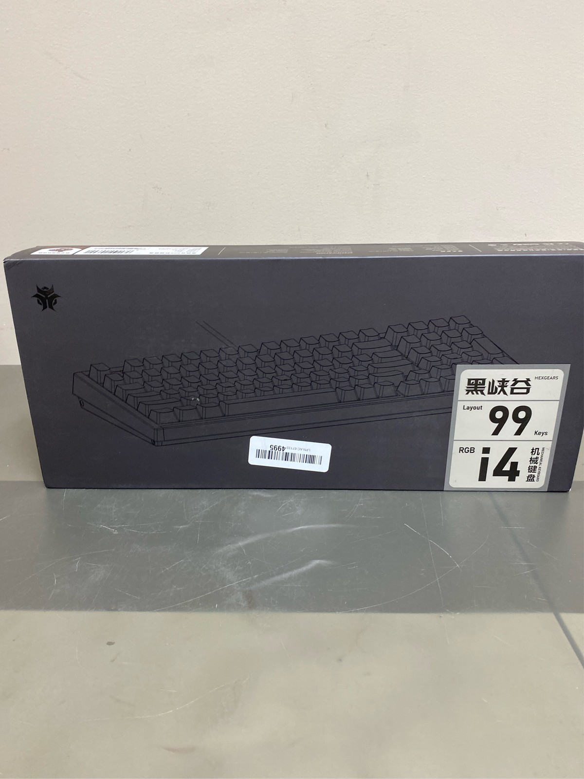 Hexgears I4 Mechanical Keyboard with Number Pad, Aluminum Gaming Keyboard Kailh