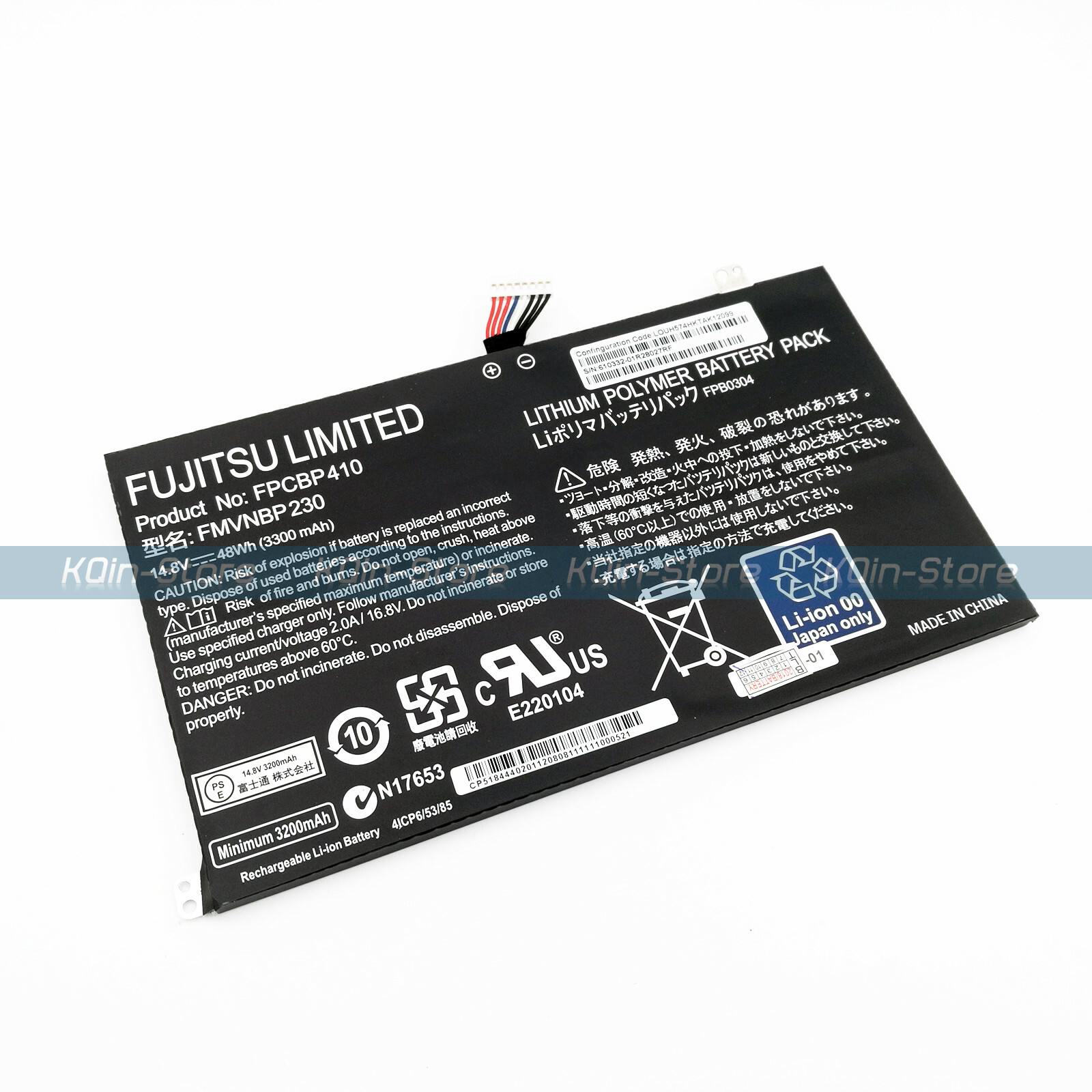 Genuine 48Wh FPCBP410 FMVNBP230 FPB0304 Battery for Fujitsu LifeBook UH554 UH574