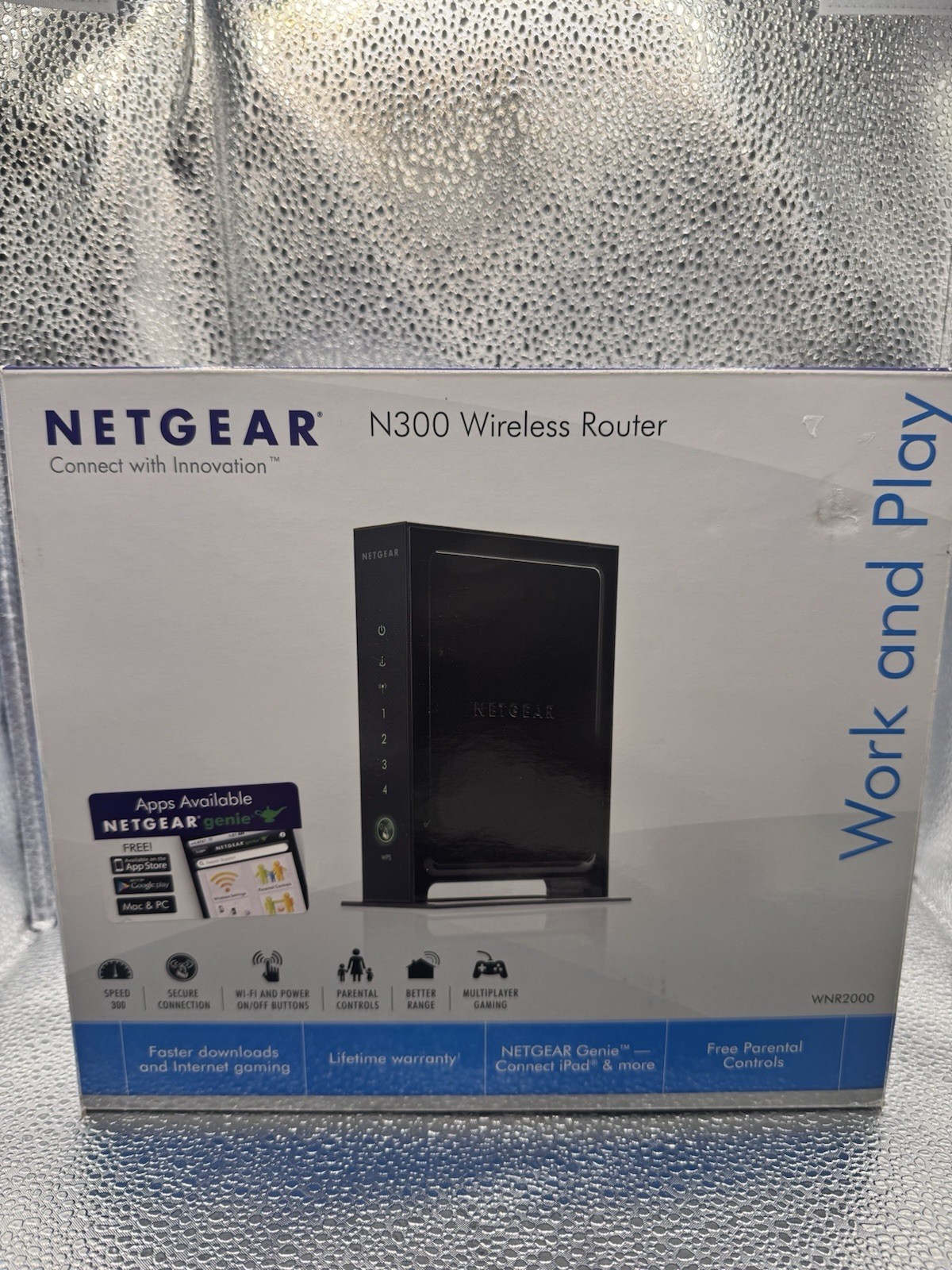 NETGEAR N300 WIRELESS ROUTER WNR2000-100NAS