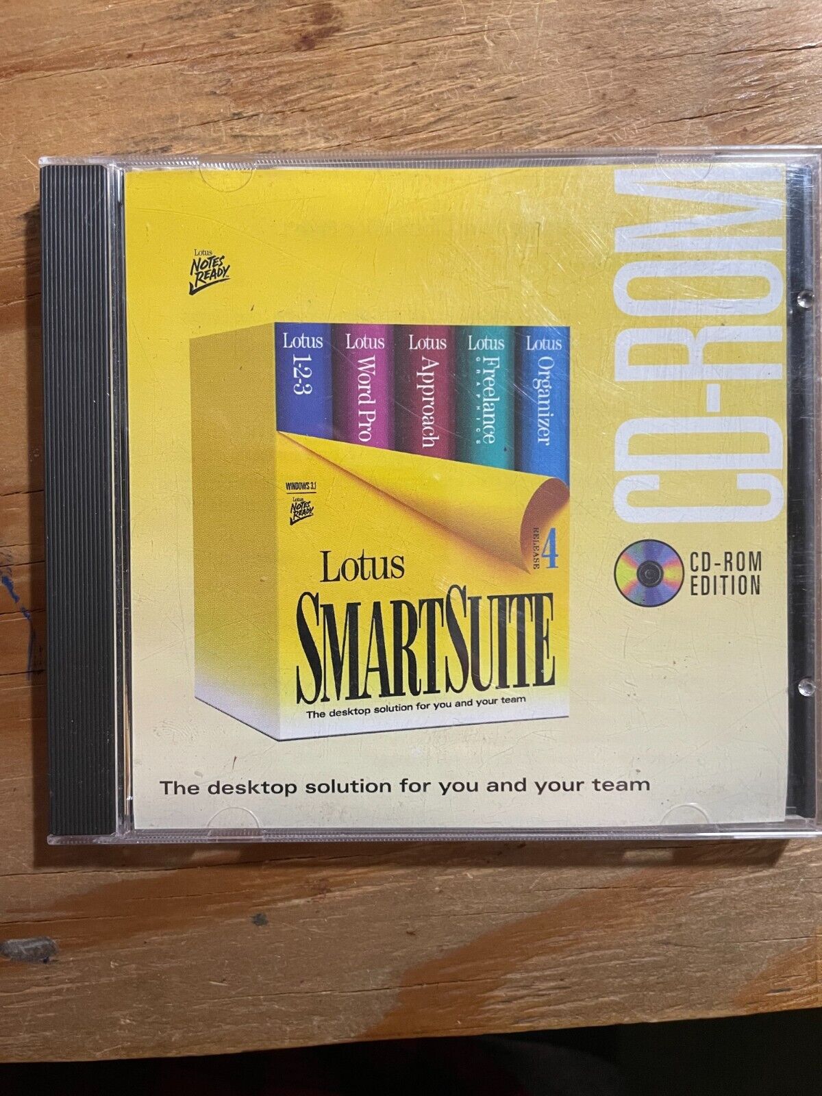 Vintage Lotus SmartSuite CD-ROM Release #4 Excellent Condition