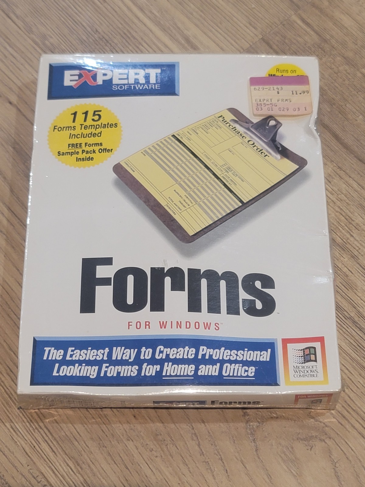 Vintage Expert Software Forms for Windows 3.1 Windows95 IBM 3.5" Disk NEW SEALED