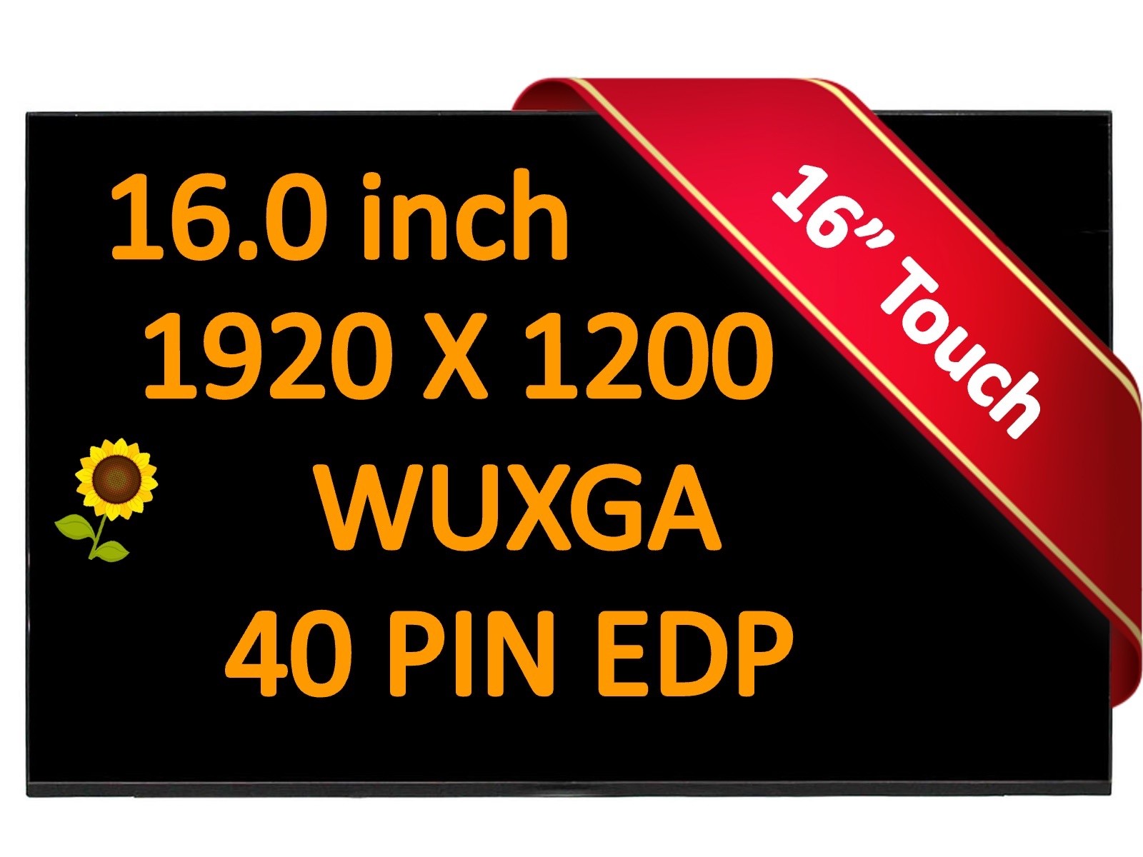 Dell X3FY8 16" FHD WUXGA laptop LED LCD Screen display replacement New