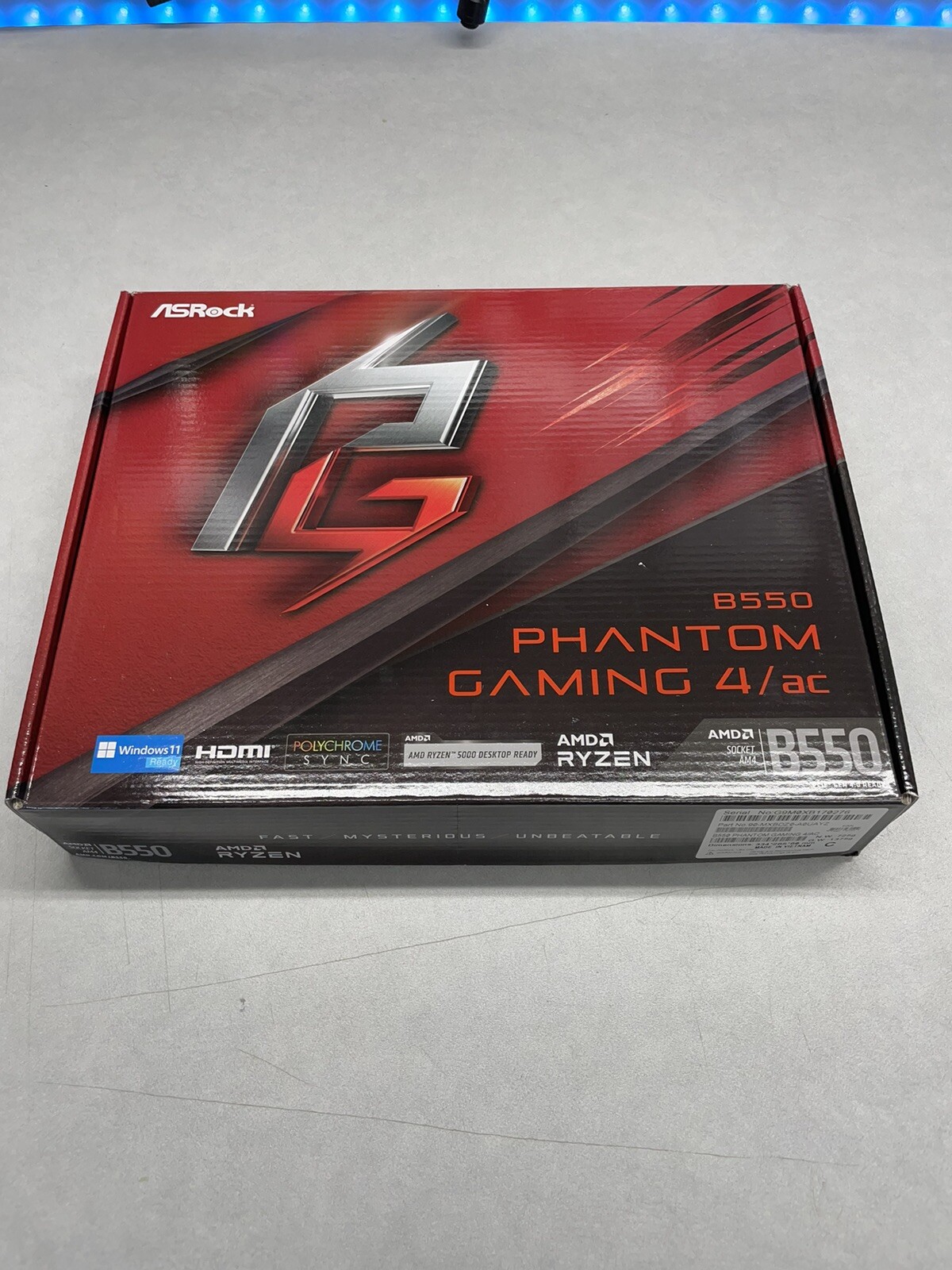 AsRock B550 Phantom Gaming 4/ac Box Only