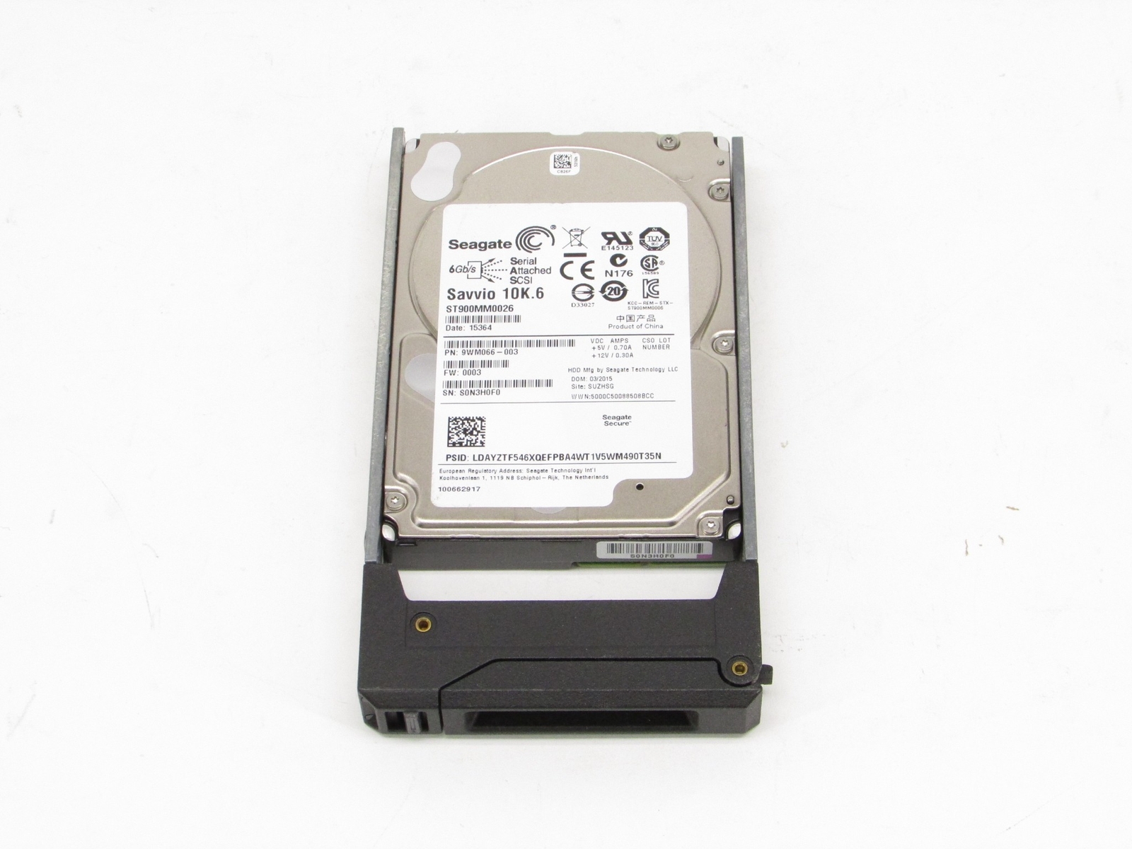 Seagate Savvio 10k.6 ST900MM0026 900GB 10K RPM SAS 6Gbps 2.5" HDD Hard Drive