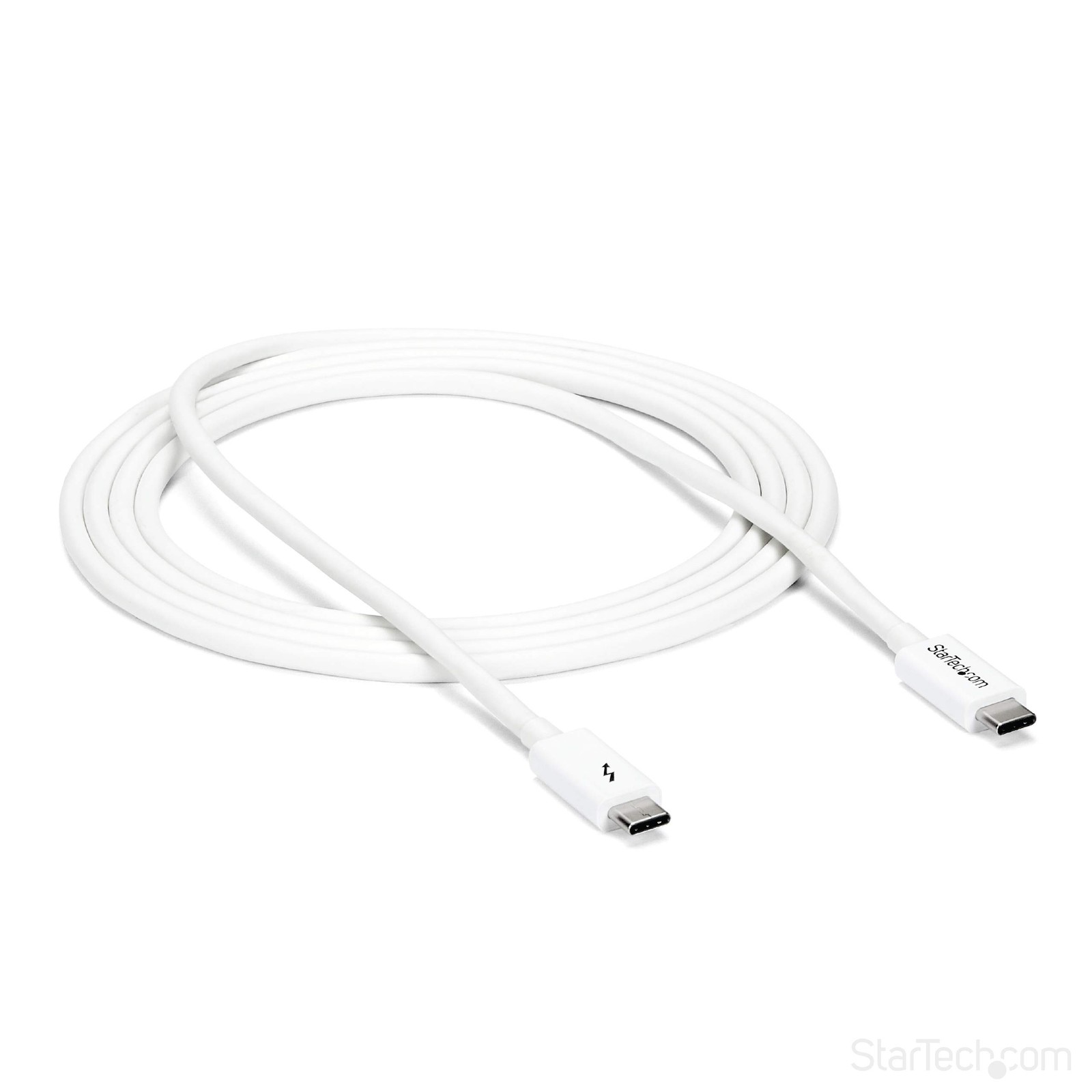 StarTech.com 6.6ft (2m) Passive Thunderbolt 3 Cable, 20Gbps, 100W PD, 4K Video,