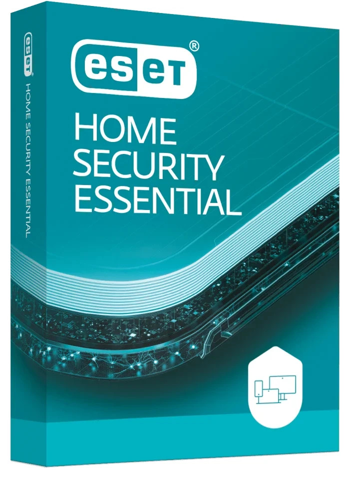 ESET Home Security Essential 2026 - 1, 3, 5 or 10 Devices - 1, 2 or 3 Years