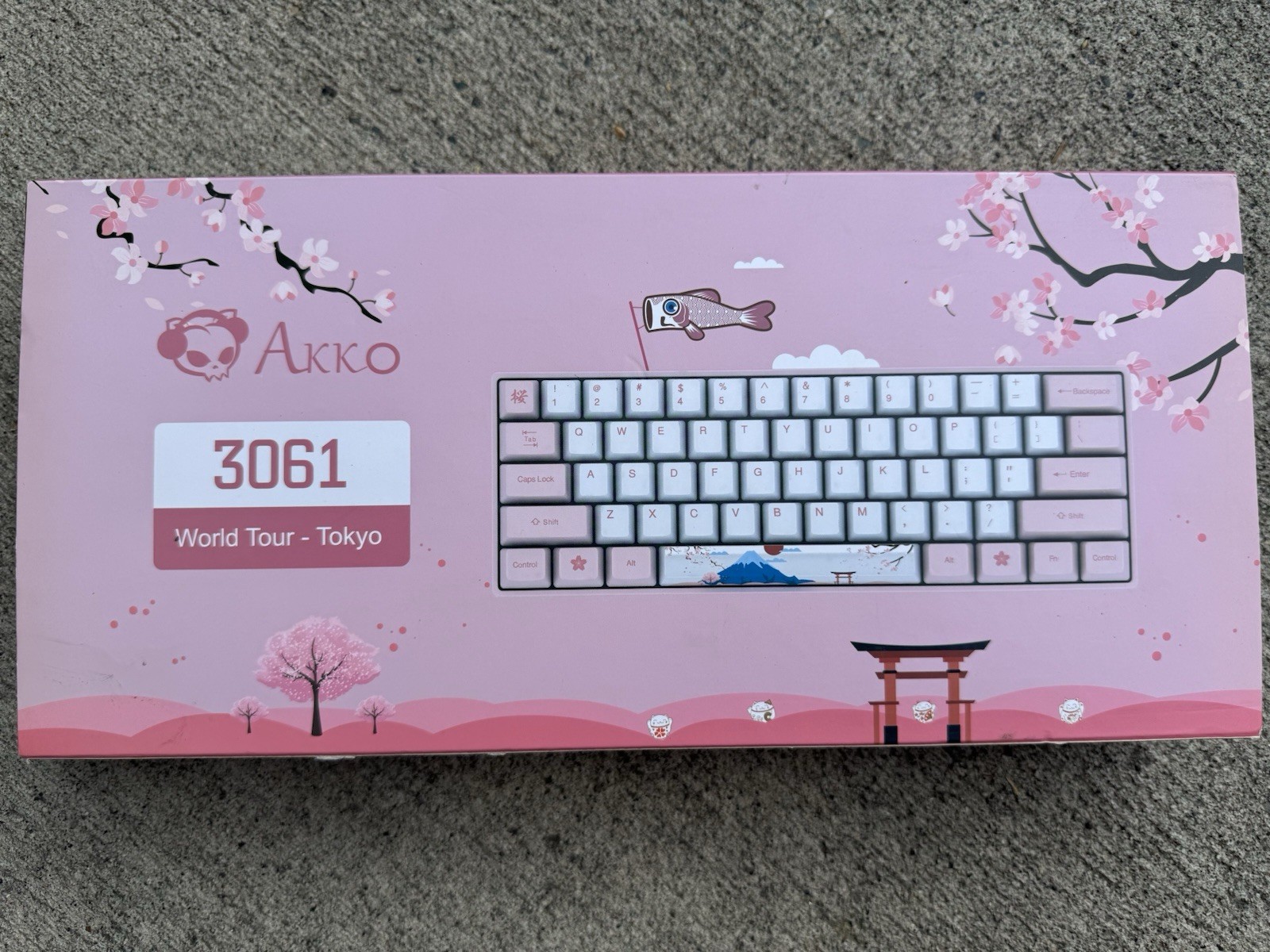 Akko 3061 World Tour Tokyo R2 RGB Gateron Pink switch Wired Keyboard English 