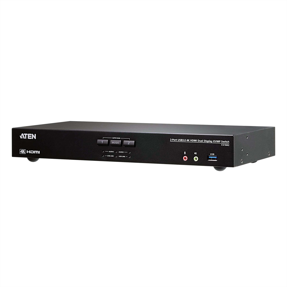 ATEN CS1842 USB 3.0 4K HDMI Dual KVM Switch KVM Switcher 2-Port ~D~