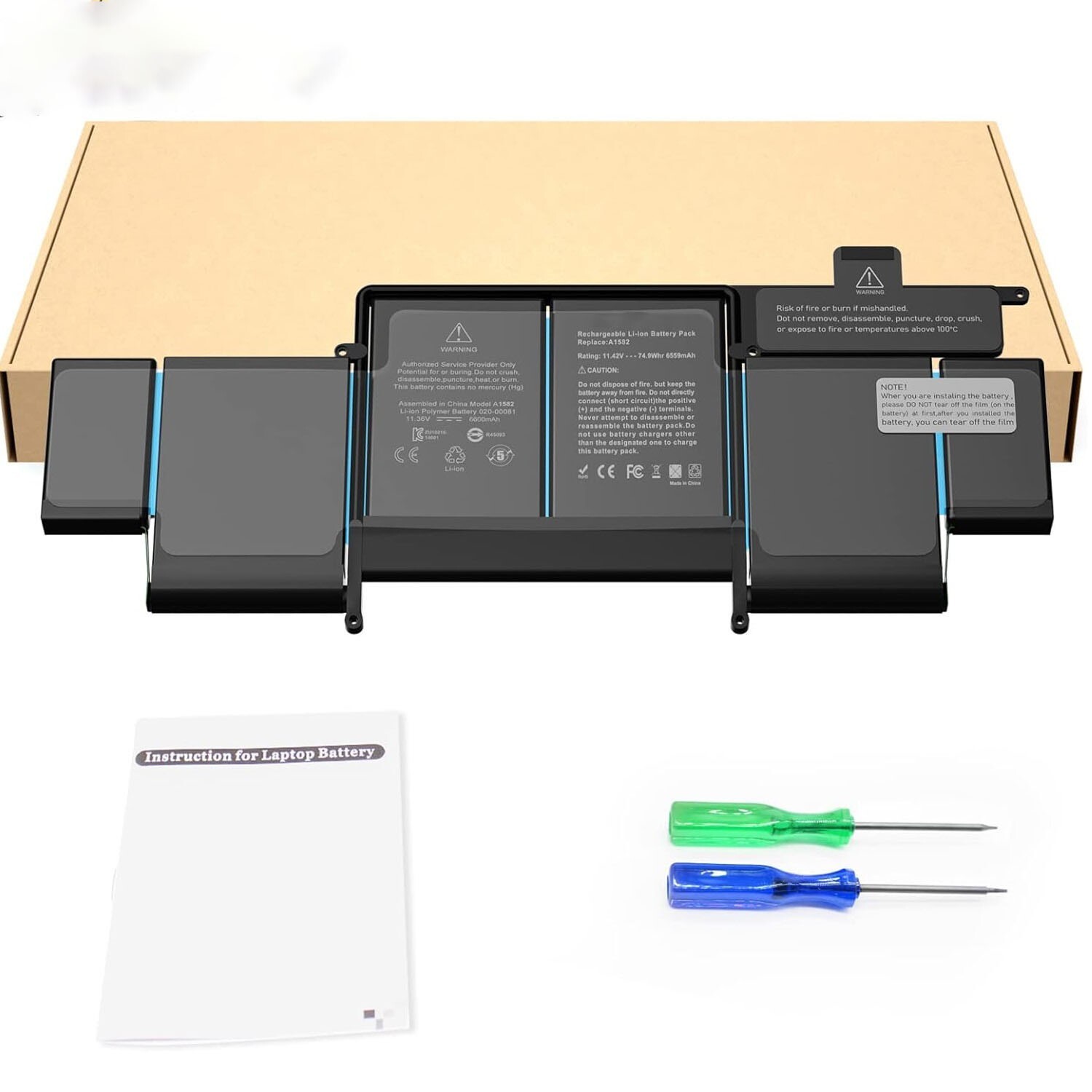 For Macbook Pro A1582 A1502 A1493 13 Inch Early 2015 Mid 2014 Late 2013 Battery