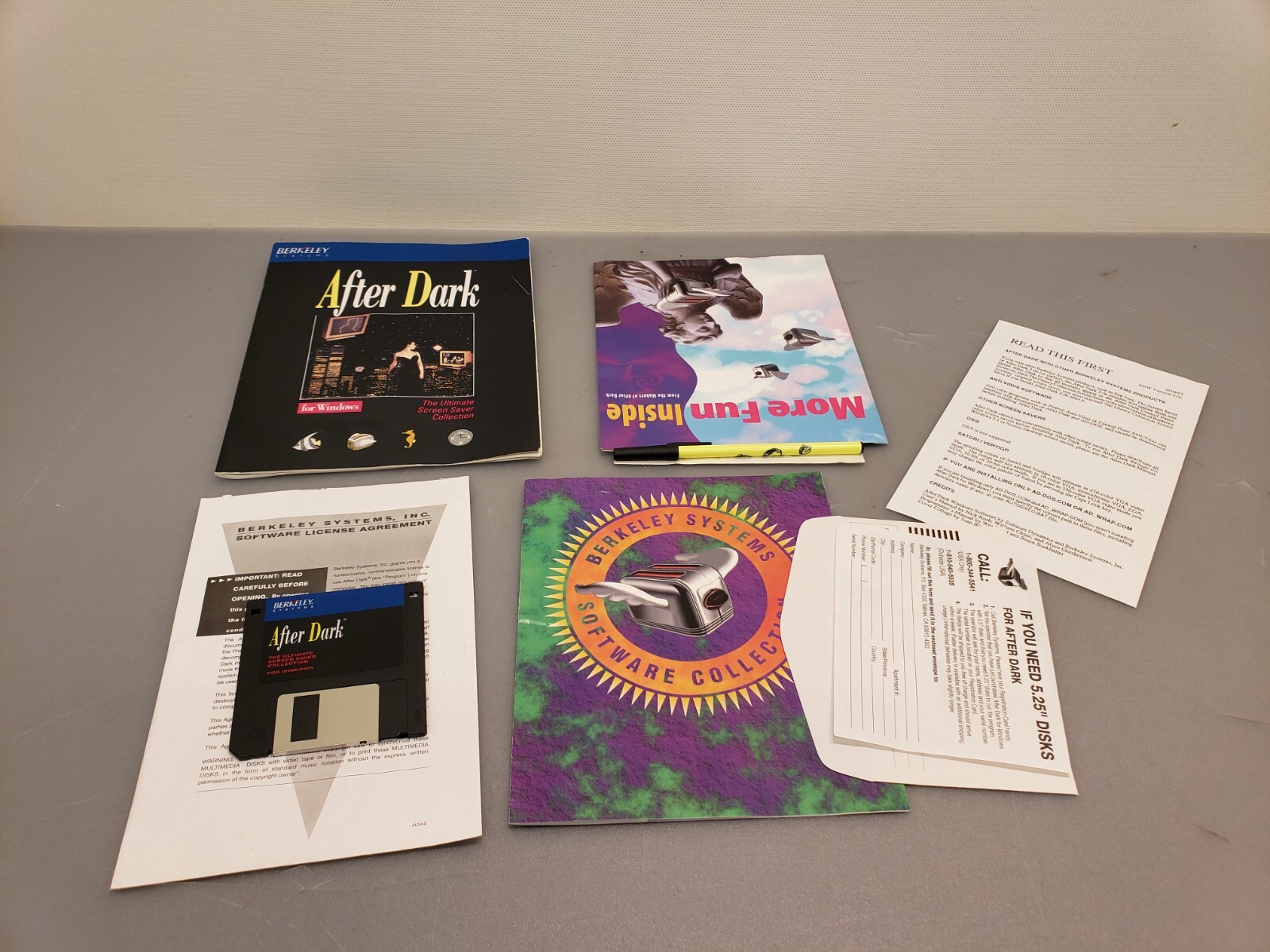 After Dark Ultimate Screen Saver Collection for Windows 2.0 c Berkeley w/ PEN