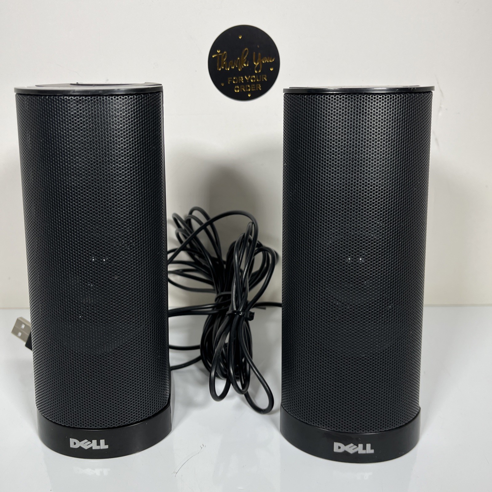 Dell AX210 USB 2.0 Powered Speaker - USB POWER Complete- Black
