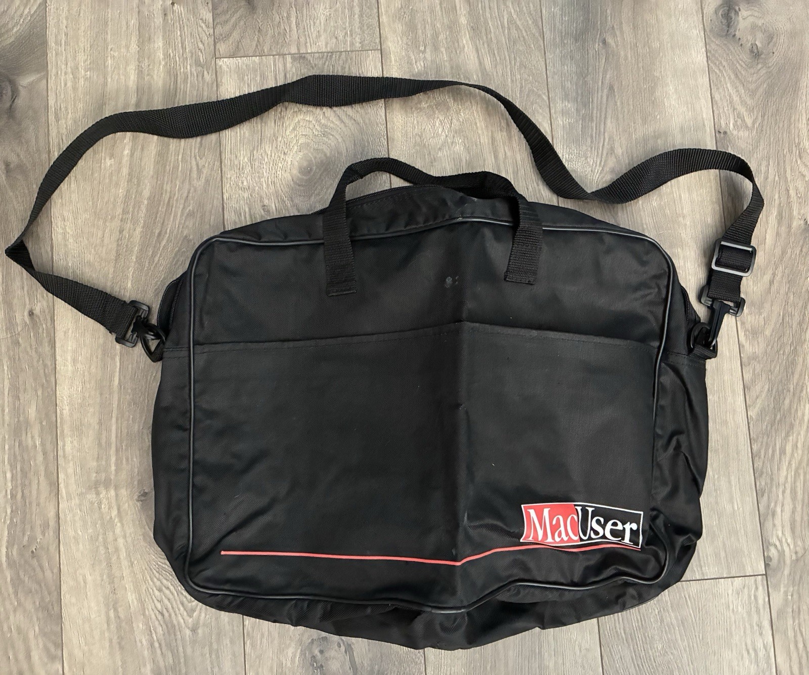 Vintage Apple Logo Mac User Laptop Computer Bag Case w/ Strap Promo 90s Y2K