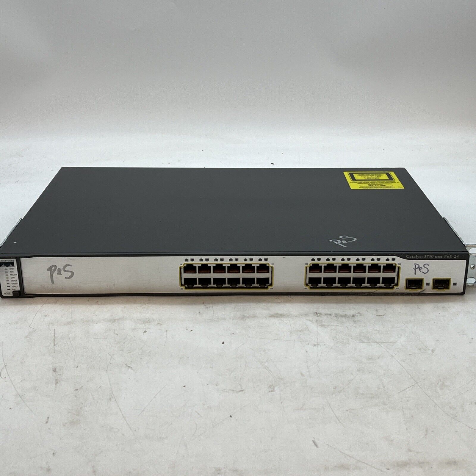 Cisco WS-C3750-24PS-S 24 Port PoE Switch