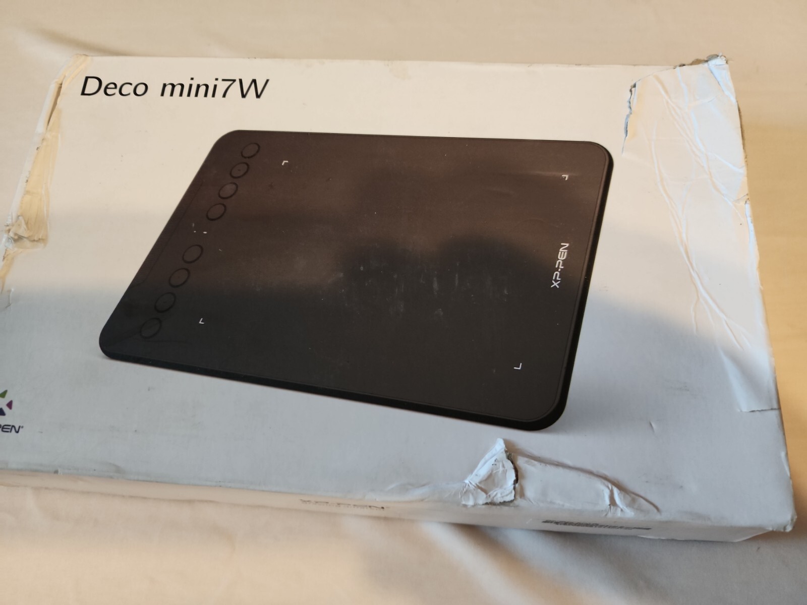 XP-PEN Deco Mini7W Wireless Graphic Drawing Tablet 8192 Pressure Battery Free