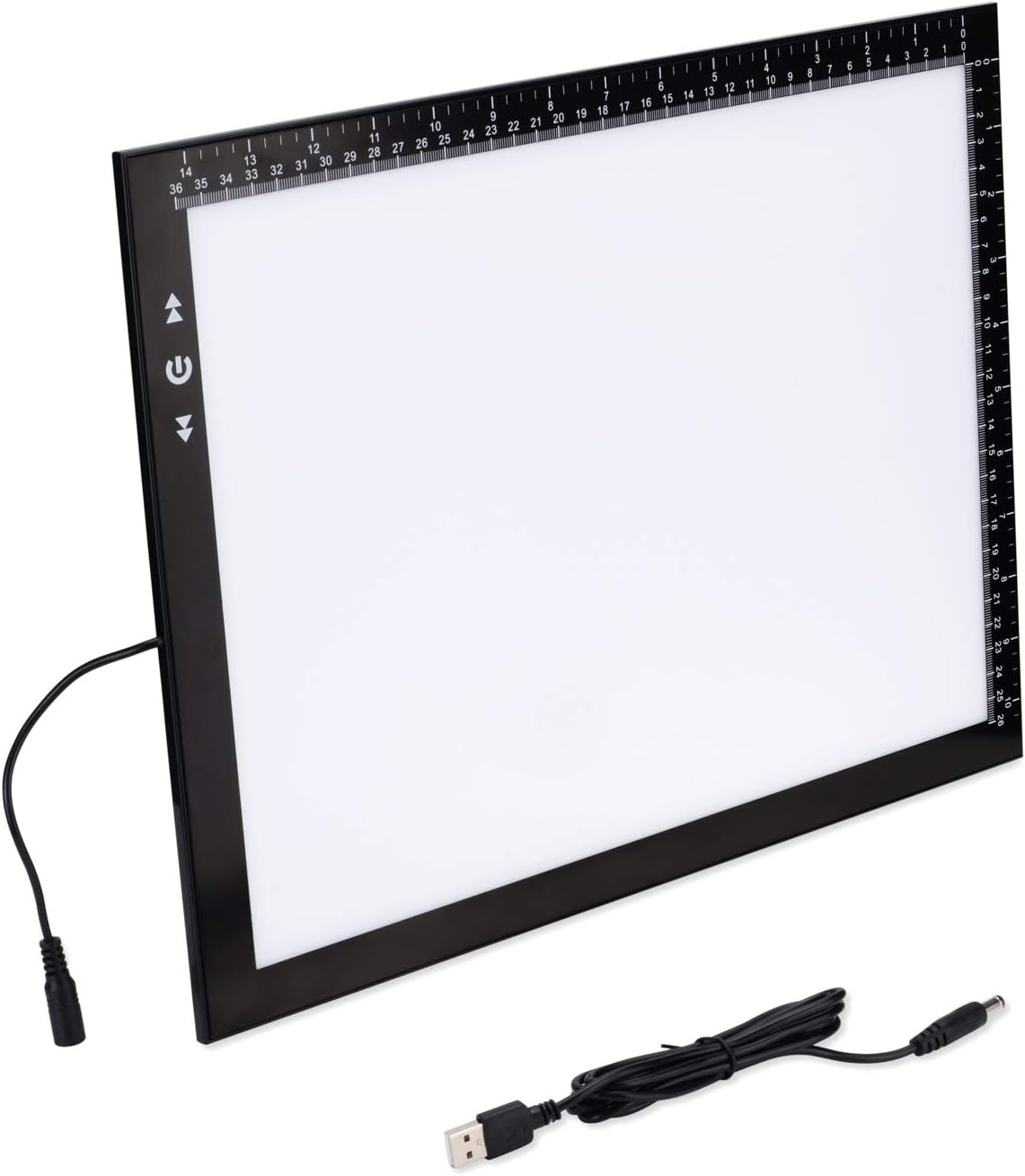 HSK B4/A3s Artist tracing Light Box Copy Table,USB Power Dimmerable B4, black 