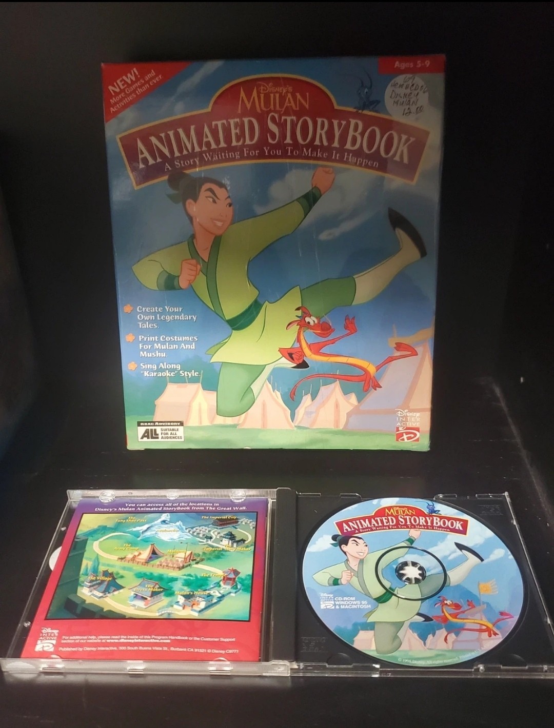 Disney Interactive Mulan Animated Storybook CD-ROM for Macintosh, English