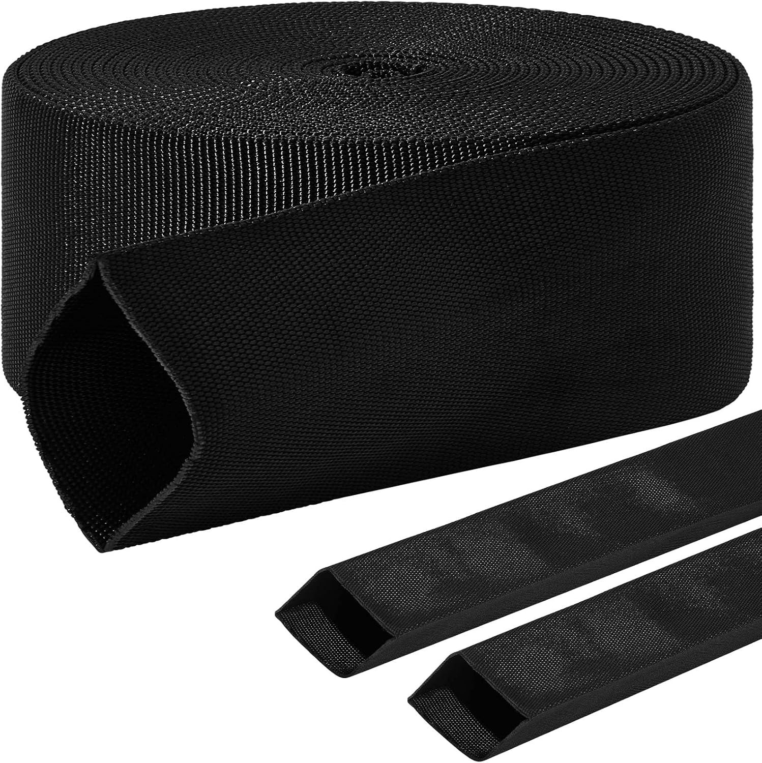 26 Ft Nylon Hydraulic Hose Protector Sleeve Cover,2.25 Inch Id