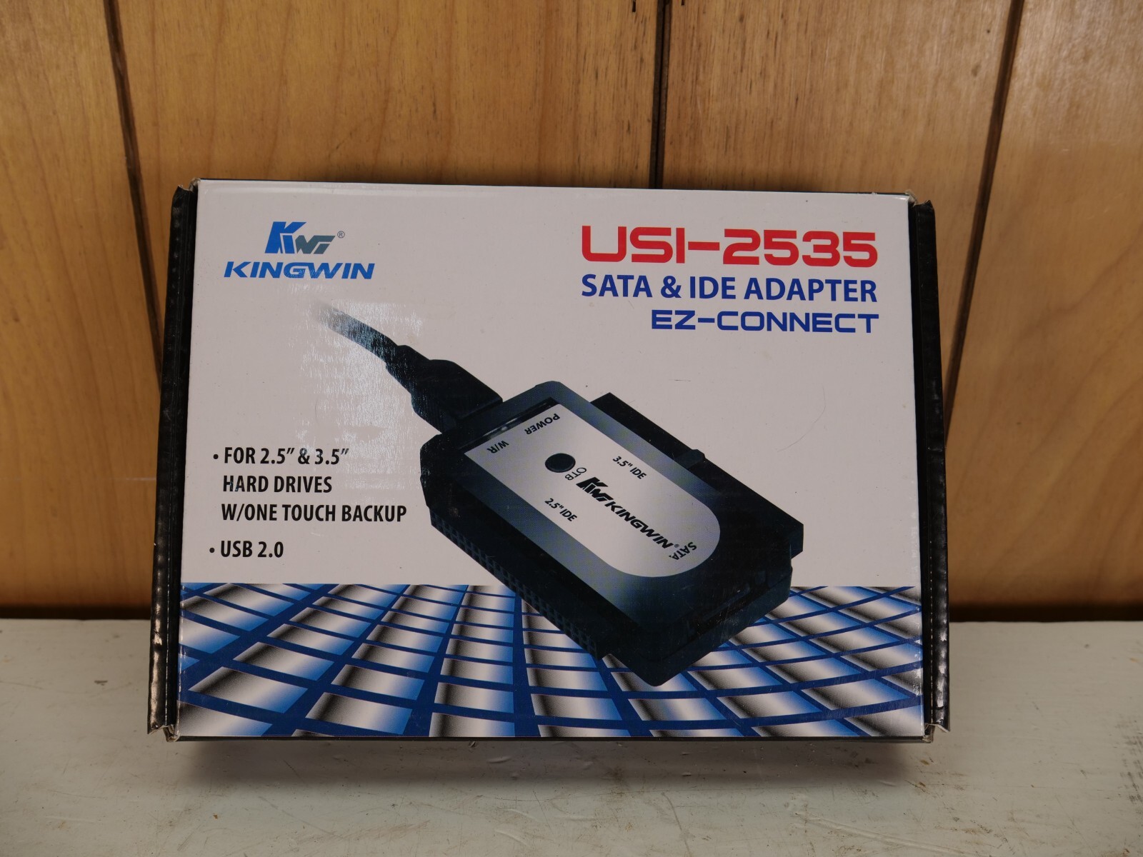 Kingwin EZ-Connect USI-2535 USB 2.0 to SATA & IDE Hard Drive Adapter