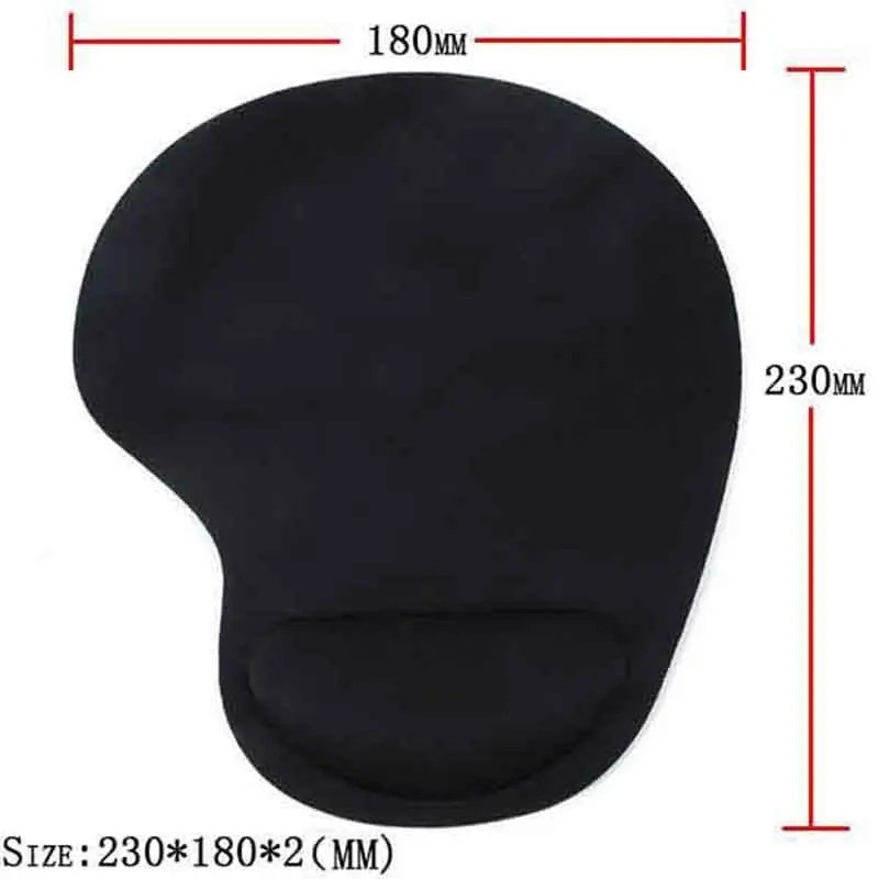 Professional Optical Trackball Mouse Pad Thick Ergonomic Wrist Support Comfort