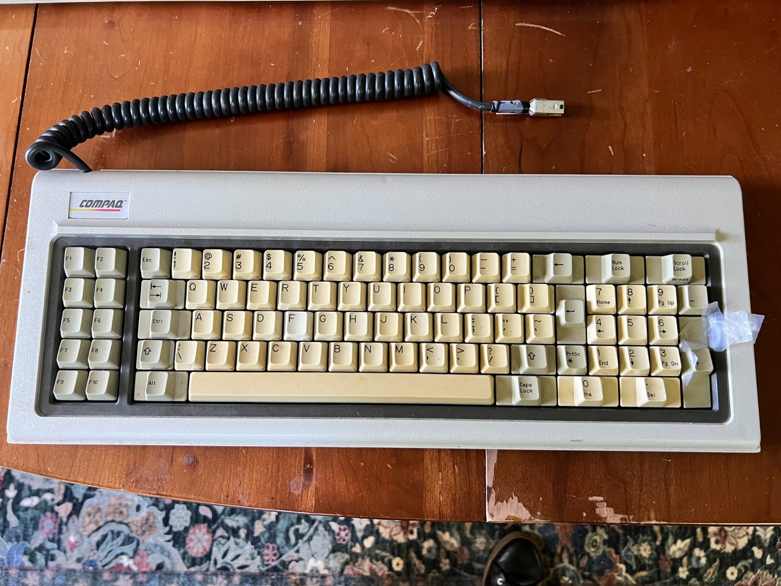 Compaq Portable Key Tronic Keyboard broken key untested