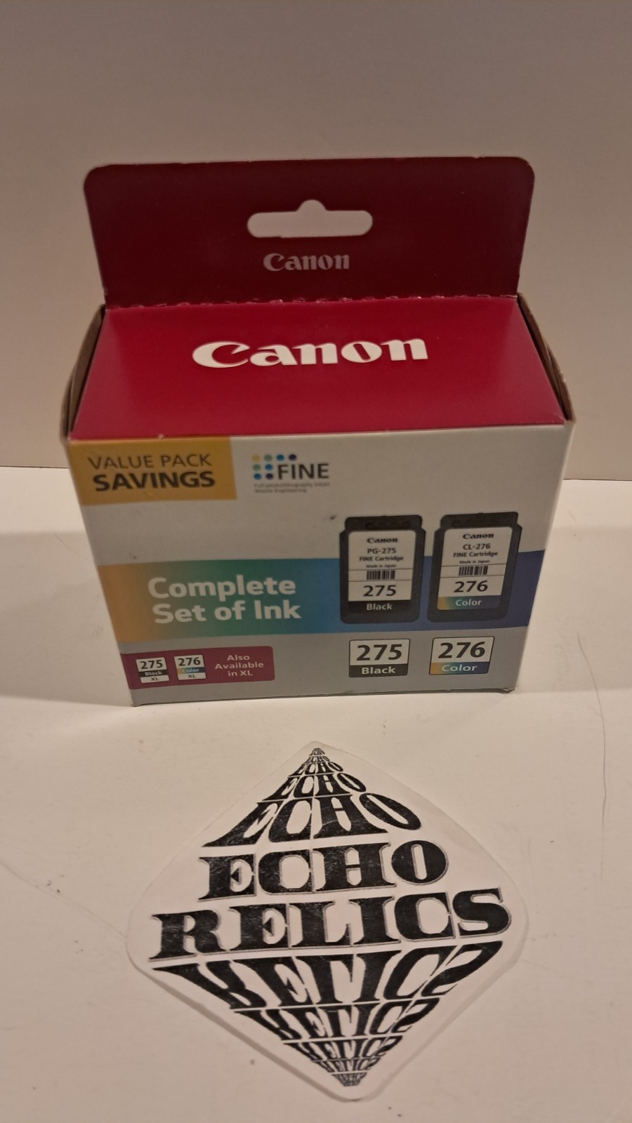 NEW Canon Genuine PG-275 Black CL-276 Color Ink Cartridges Combo 2-Pack SEALED