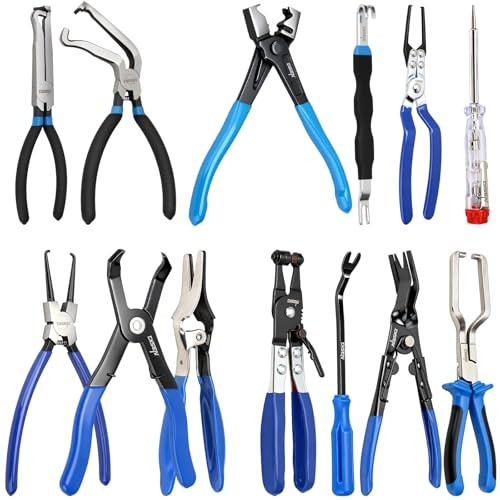 13 PCS Electrical Disconnect Pliers & Fuel Line Disconnect Tool Set, Automotive