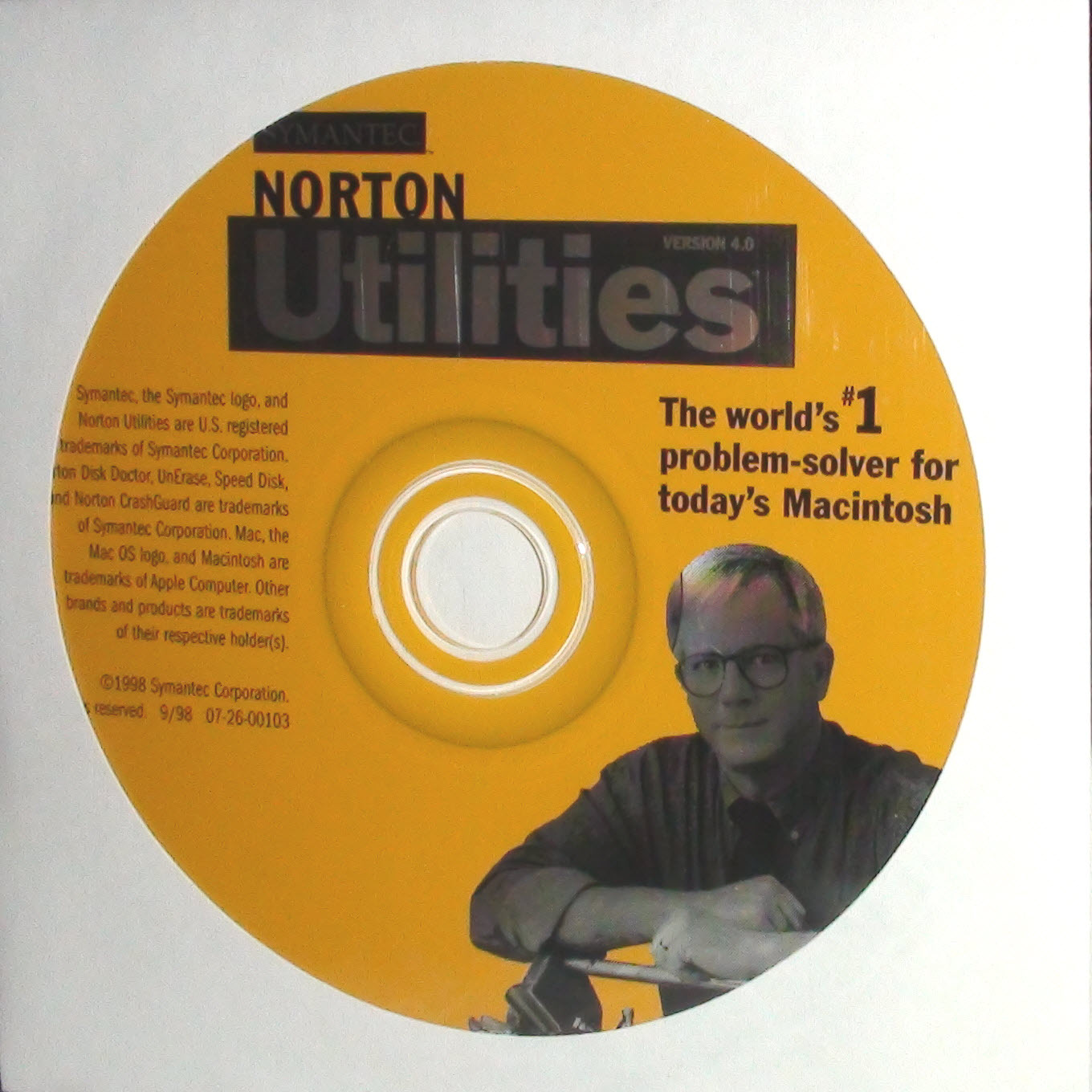 Norton Utilities Version 4.0 For Mac OS 7.5 Thru OS 8.6 - Bootable Ver 4 , V4.0 