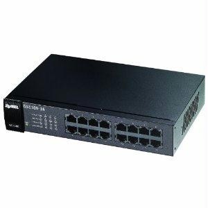 ZyXEL-New-GS1100-16 _ ZYXEL ETHERNET SWITCH - 16 PORTS - 10/100/1000BA