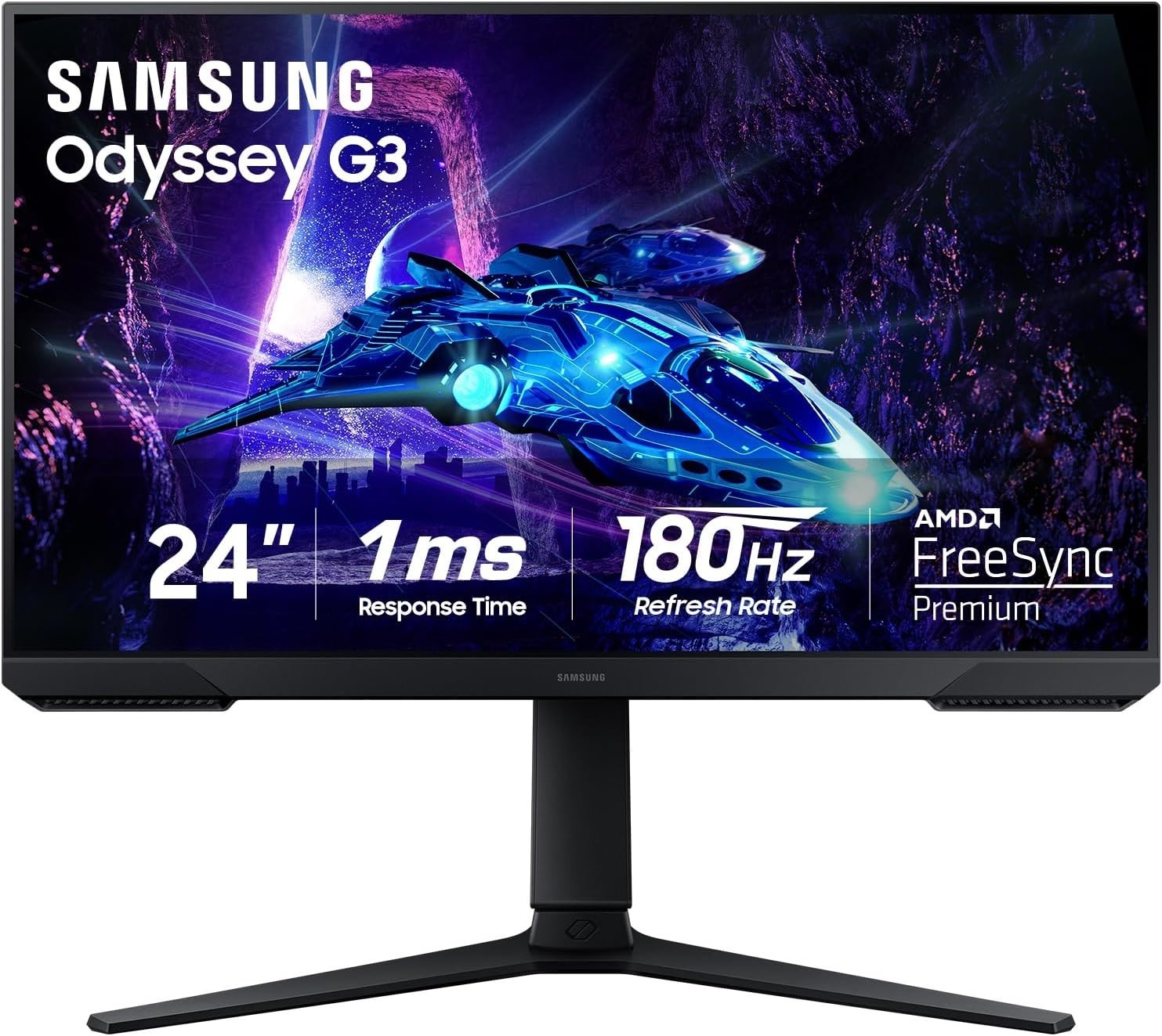 Samsung 24 Inch Odyssey G3 G30D 1ms 180Hz FHD Gaming Monitor LS24DG302ENXZA NEW
