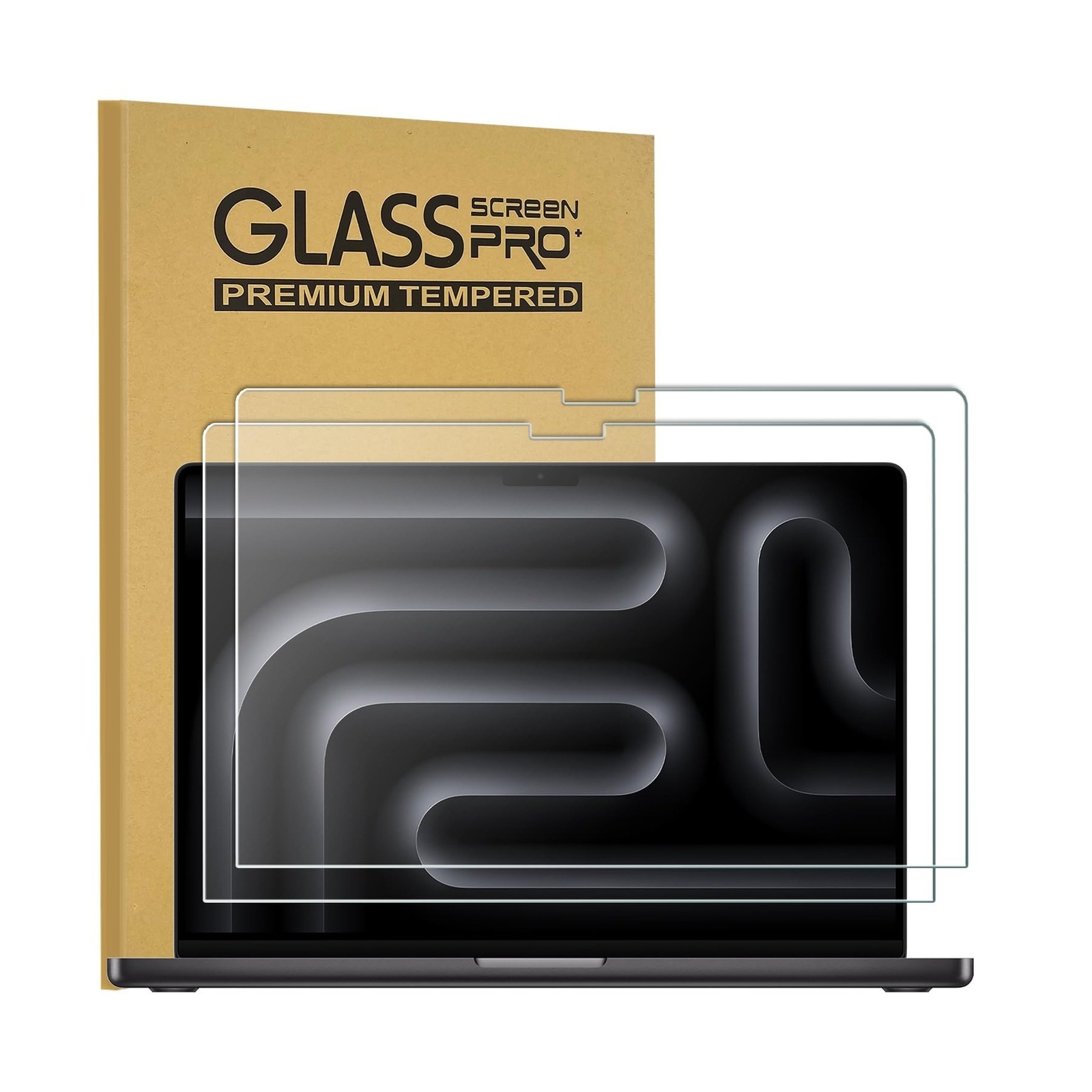 KEANBOLL 2-Pack MacBook Pro 14 Tempered Glass Screen Protector for MacBook Pr...