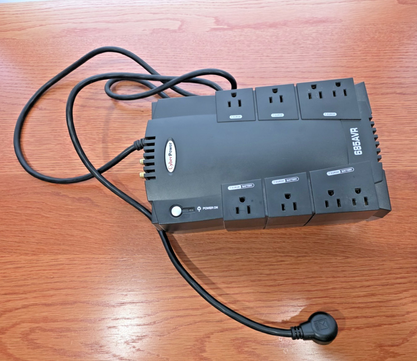 CyberPower CP685AVR UPS Battery Backup 120V 8-Outlet -  Works Perfectly