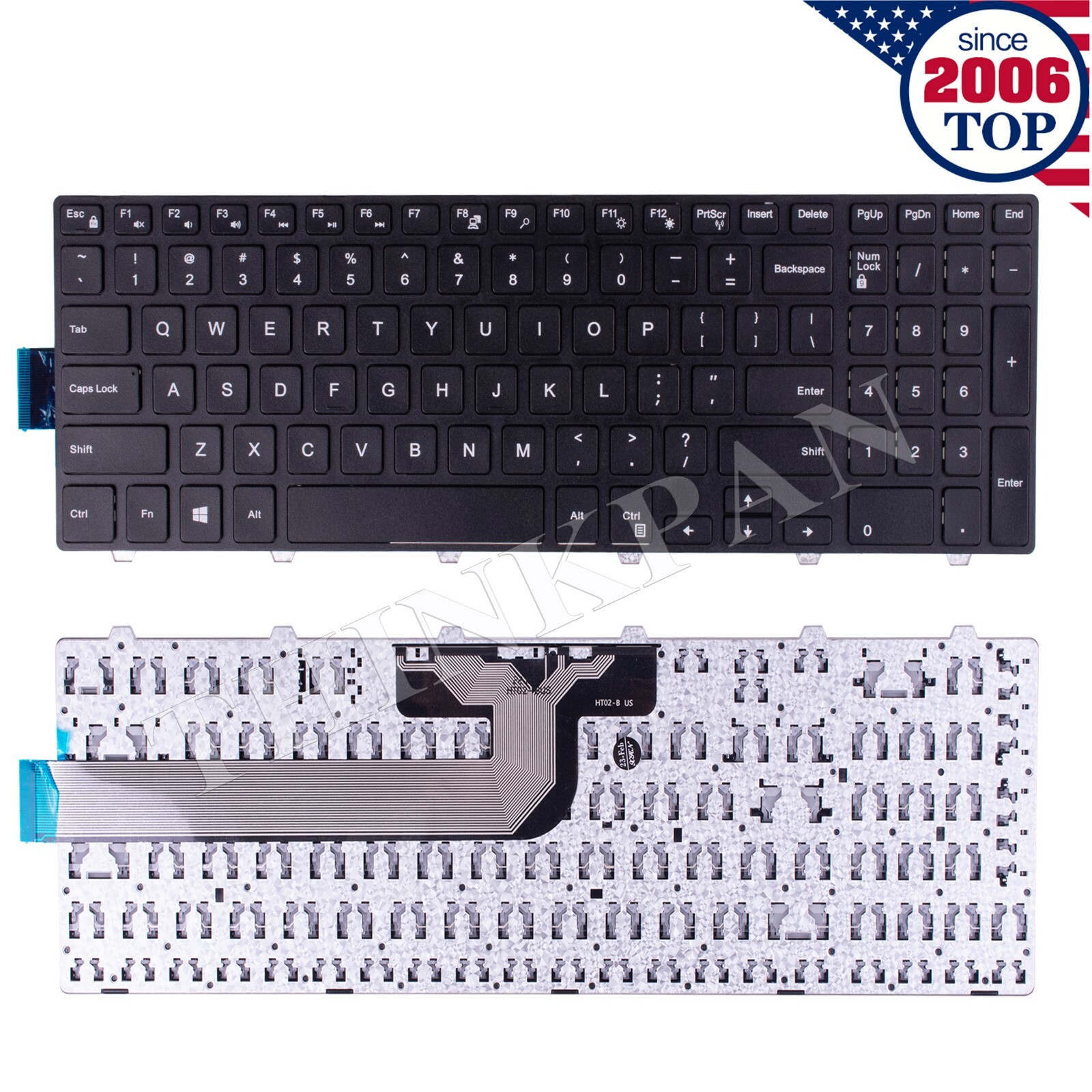 New US Keyboard for Dell Inspiron 15 3552 3555 3559 3560 3565 3567 3878 5559