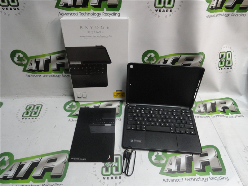 Brydge BRY8012-B Wireless Keyboard Case iPad 10.2 MAX+ w Trackpad New Open Box