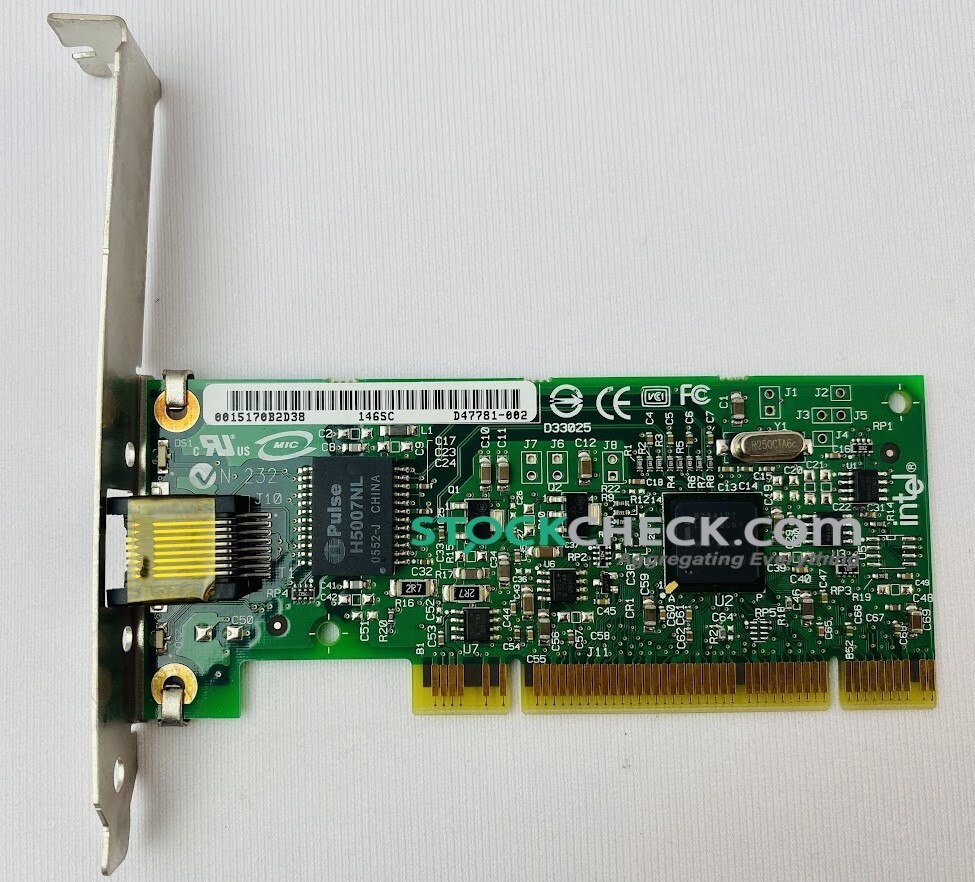Intel PRO/1000 GT Network Interface Card