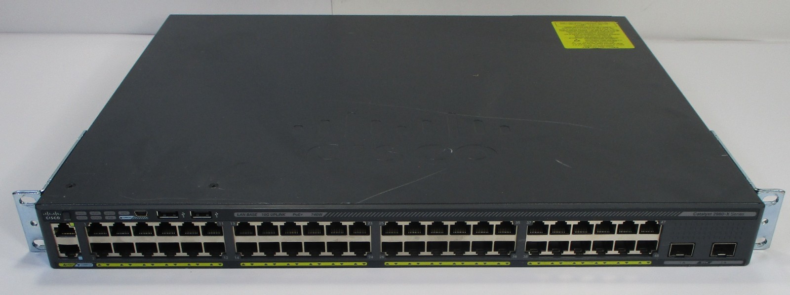 Cisco Catalyst WS-C2960X-48FPD-L 48-Port 10G SFP+ PoE Network Switch