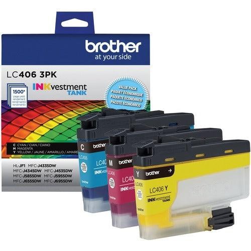 Brother INKvestment LC4063PK Original Standard Yield Inkjet Ink C LC4063PKS