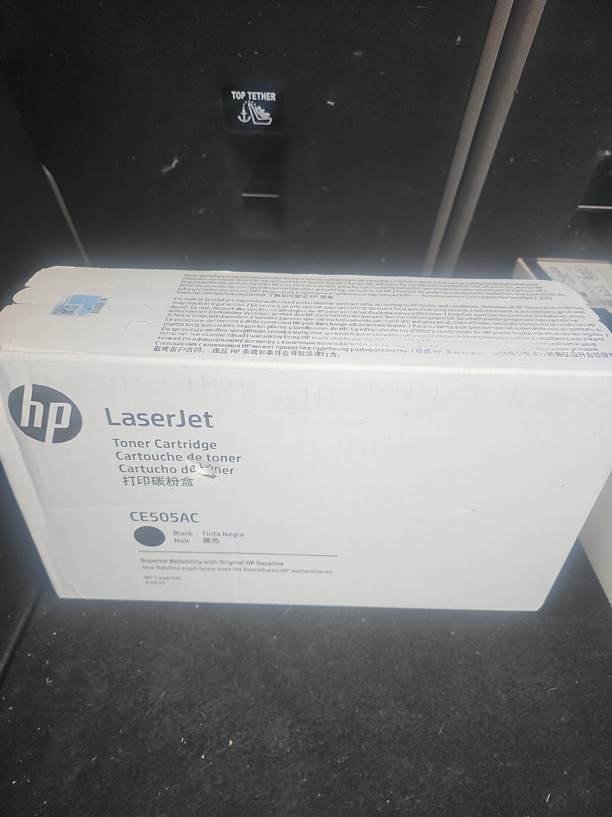 Genuine HP 05A CE505A Black LaserJet Toner Cartridge for P2035, P2055
