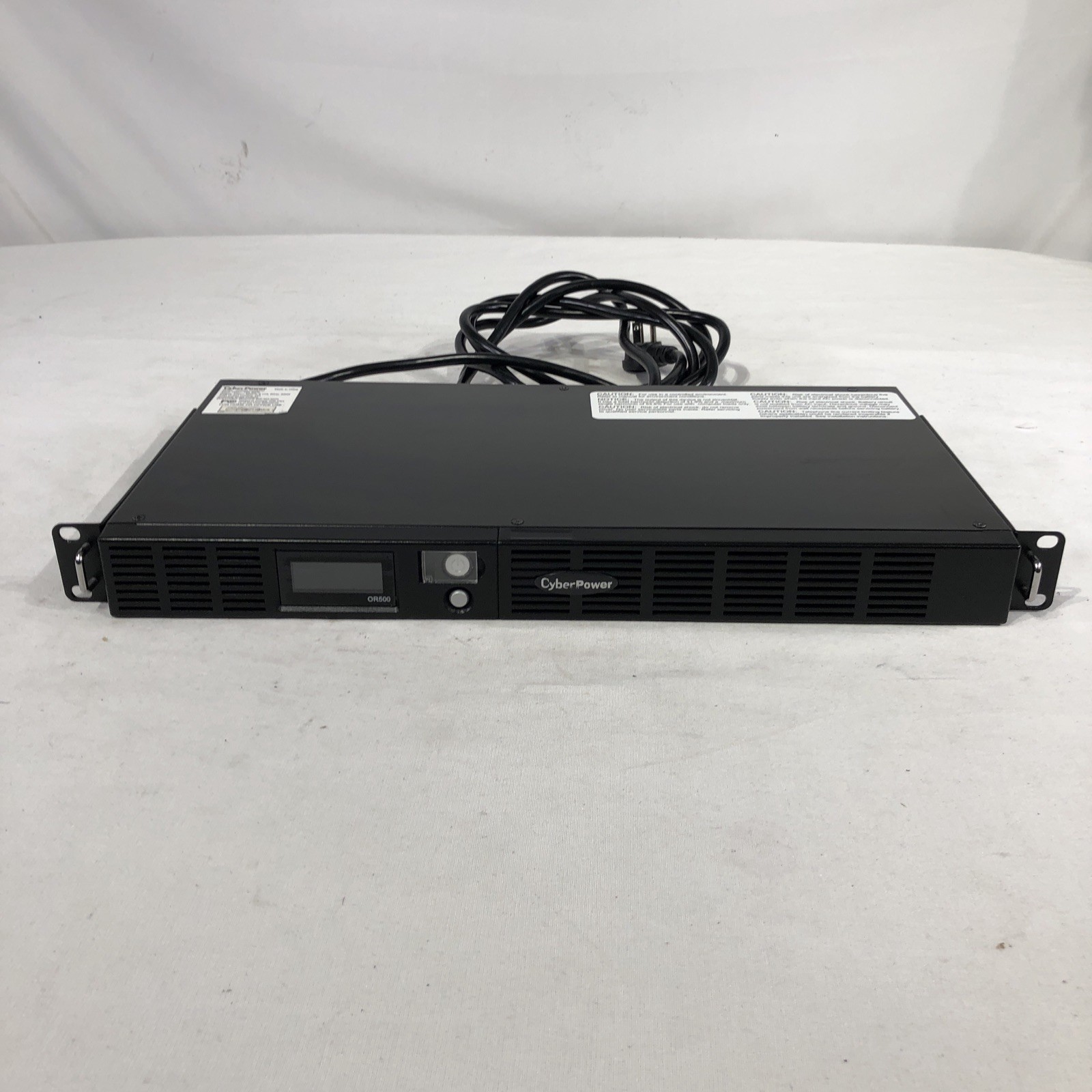 CyberPower OR500LCDRM1Ua 500VA 300W 1U Rackmount LCD UPS Battery Backup