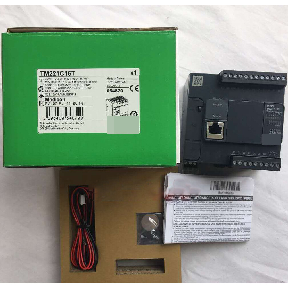 1PC Schneider TM221C16T PLC Module New In Box One Year Warranty #