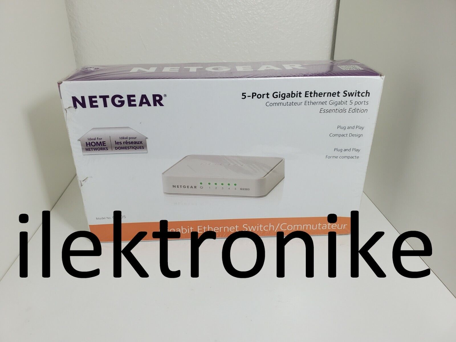 Brand NEW NETGEAR GS205-100PAS 5 Port Gigabit Ethernet Switch