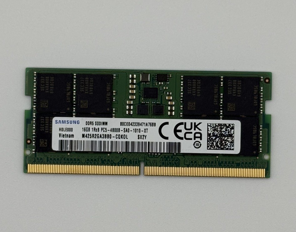 Samsung 16GB DDR5 4800 SODIMM Laptop RAM M425R2GA3BB0-CQKOL PC5-4800B 1Rx8 