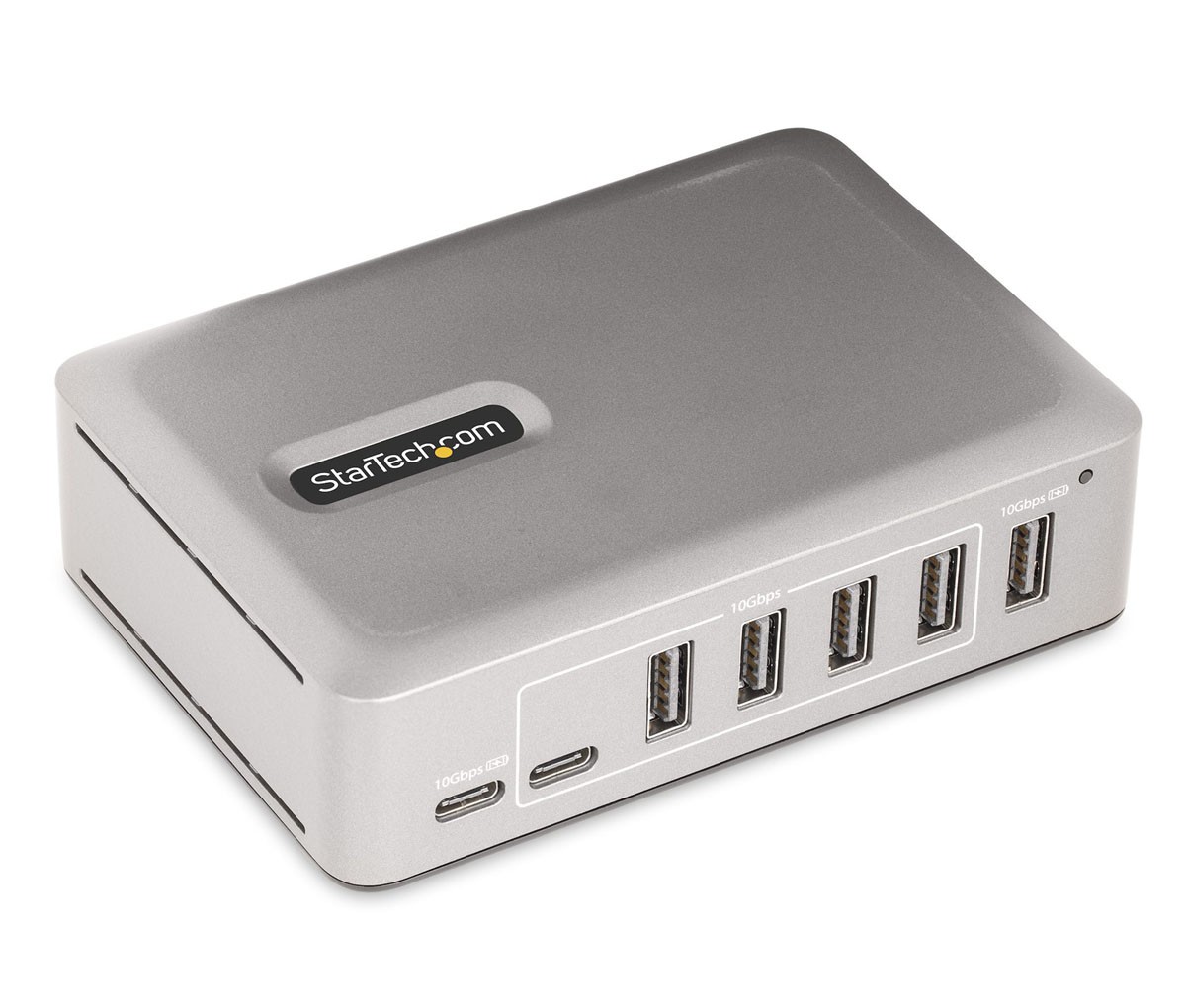 StarTech 7-Port USB-C Hub, 5x USB-A + 2x USB-C, Self-Powered w/ 65W Power Supply