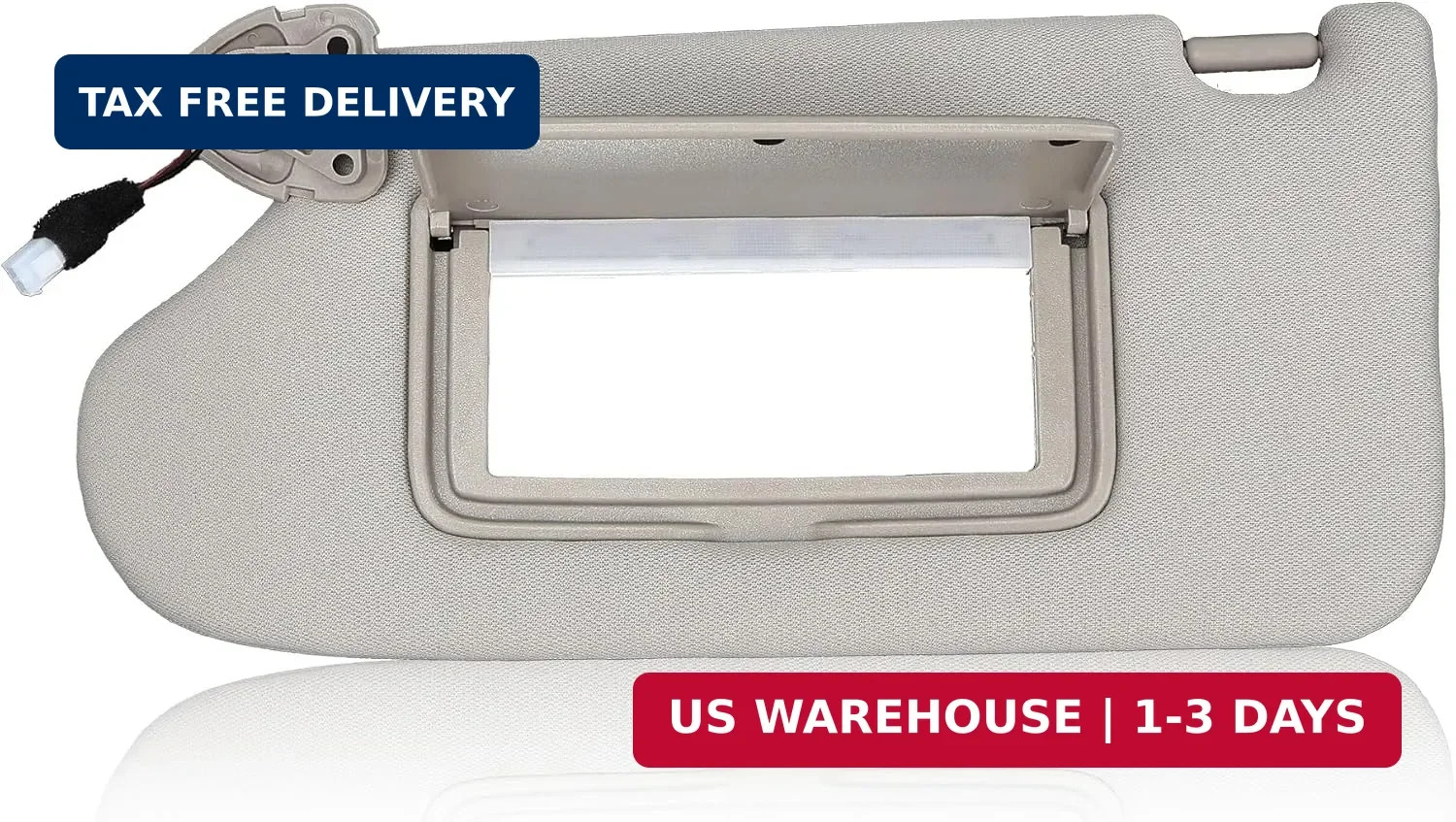 Left Driver Side Sun Visor Compatible with 2013 2014 2015 2016 2017 2018 Nissan
