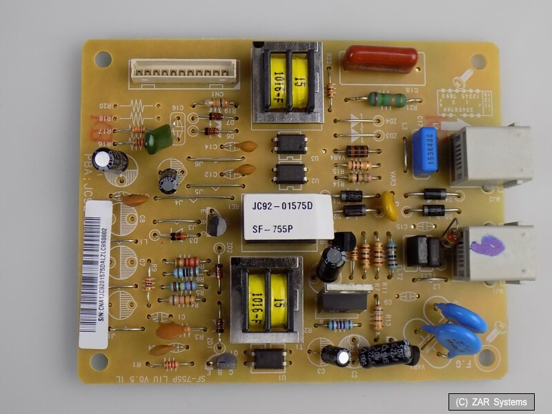 Samsung JC92-01575D Replacement Part PBA-SUB-HIGH_SERIAL, SF-755P_SERIAL, SEC, S, NEW