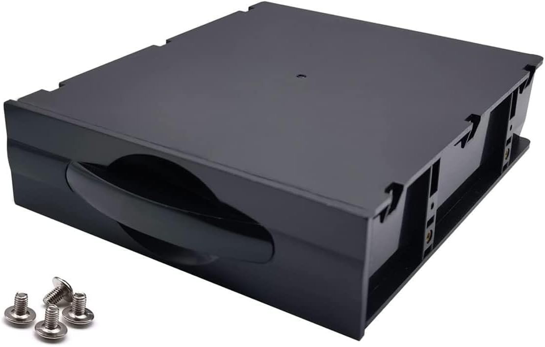 5.25 Inch Drive Bay Storage Drawer Black Plastic Optical Tray ATX PC Case