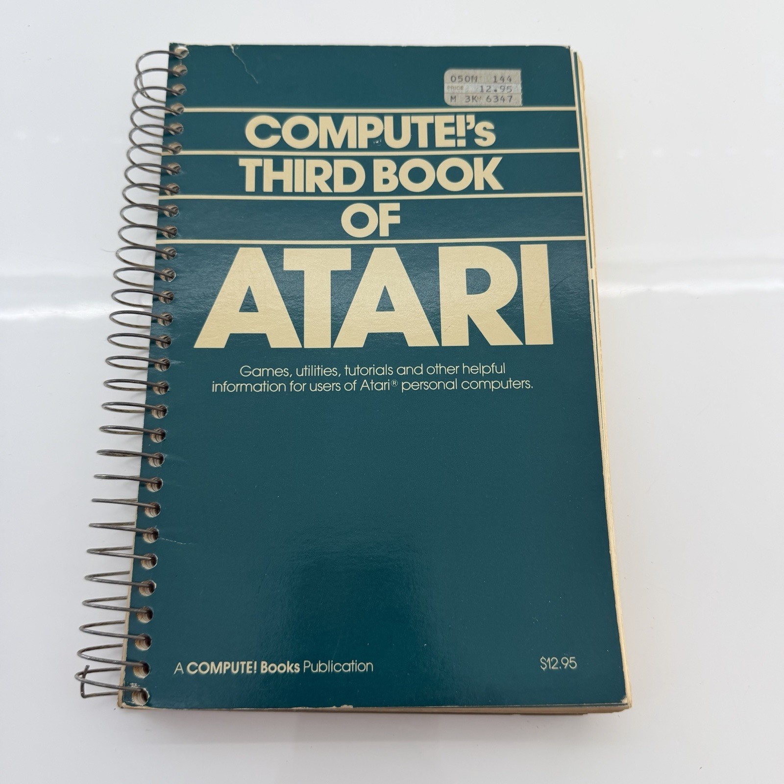 Compute's Third Book Of Atari - Spiral Bound - Vintage - 1984