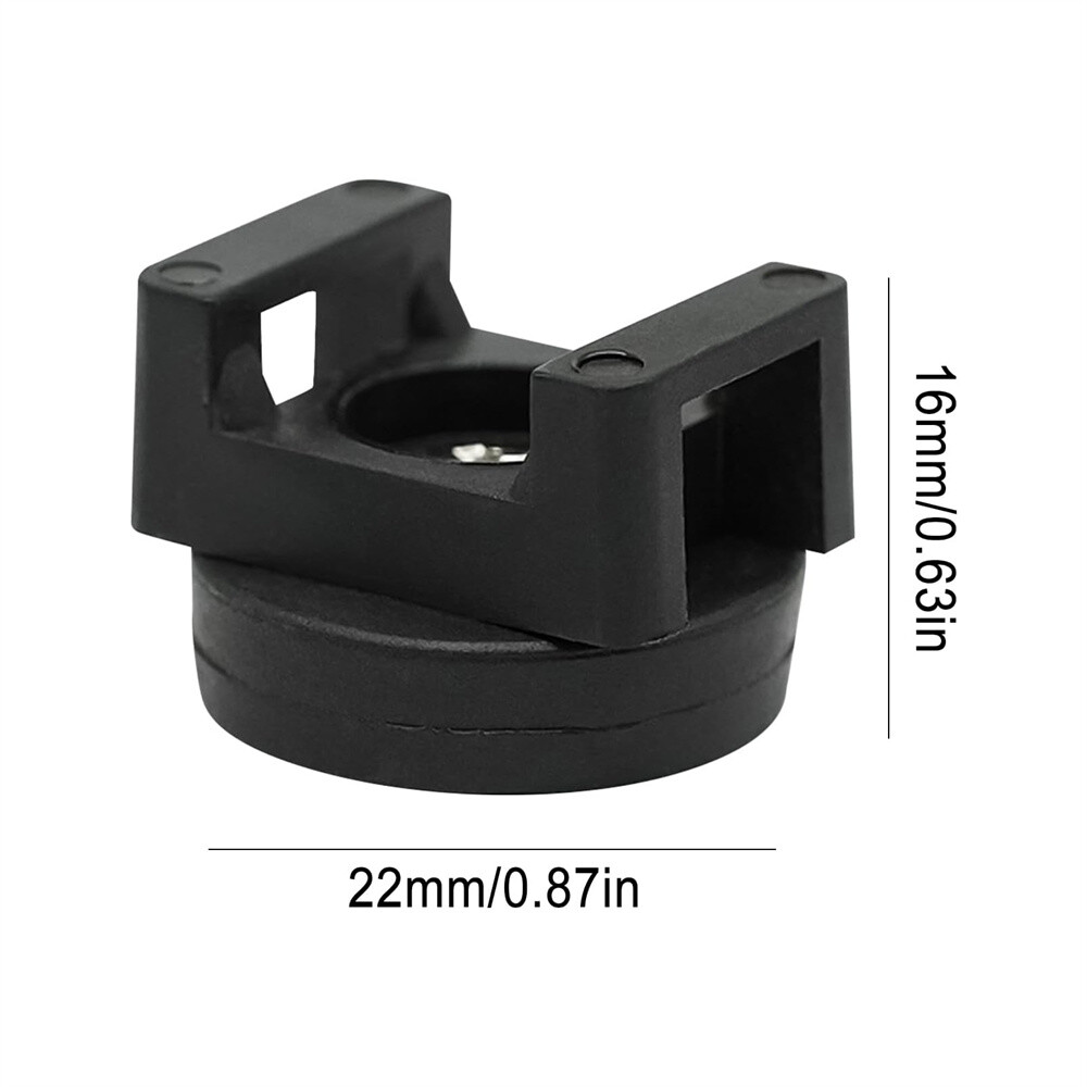 20x Black Magnetic Cable Zip Tie Base Cable Ties Mount Wire Clip Management Base