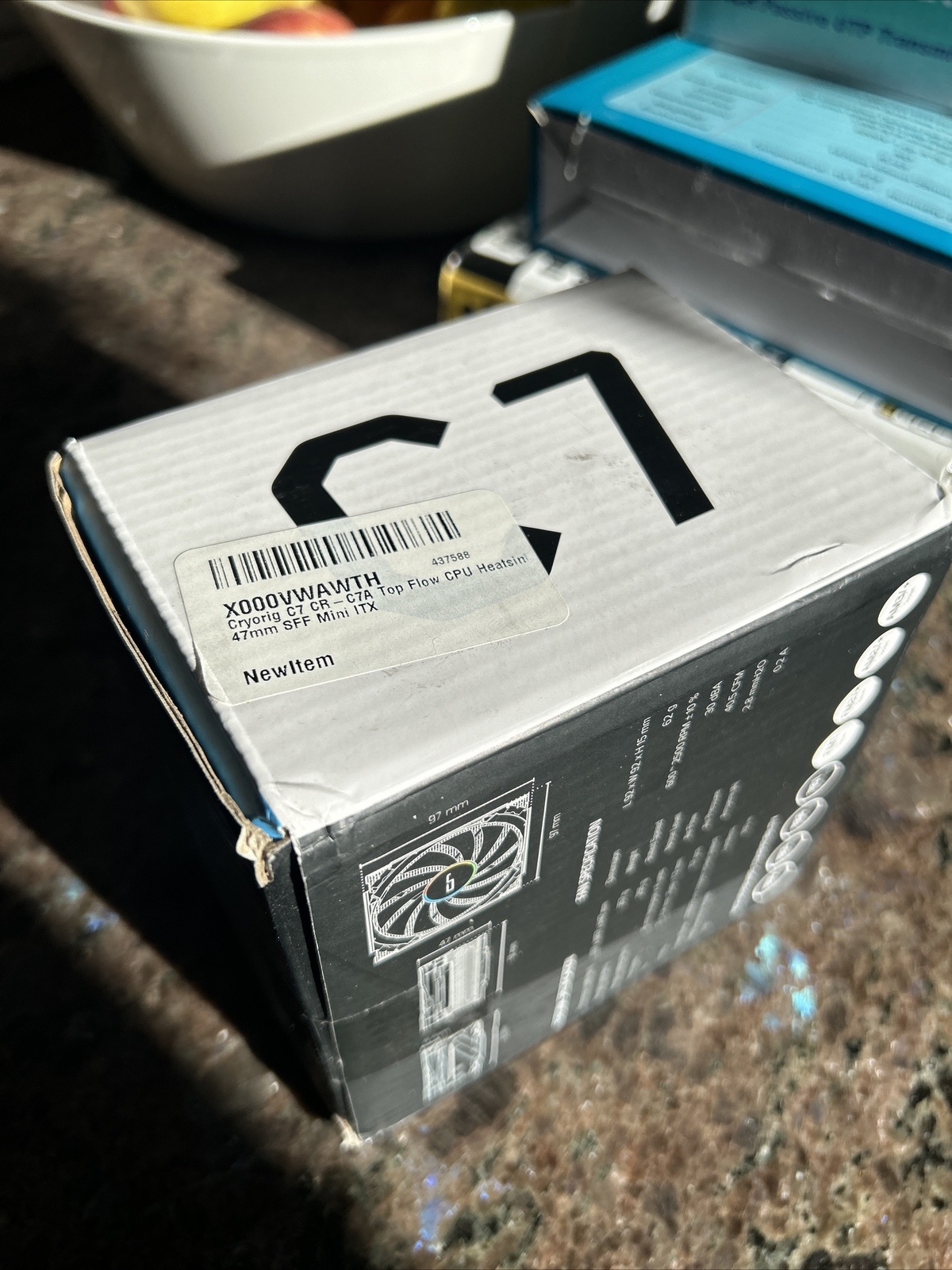 Cryorig C7 Top Flow CPU Heatsink 47mm 115x AM4 FM2 ITX SFF